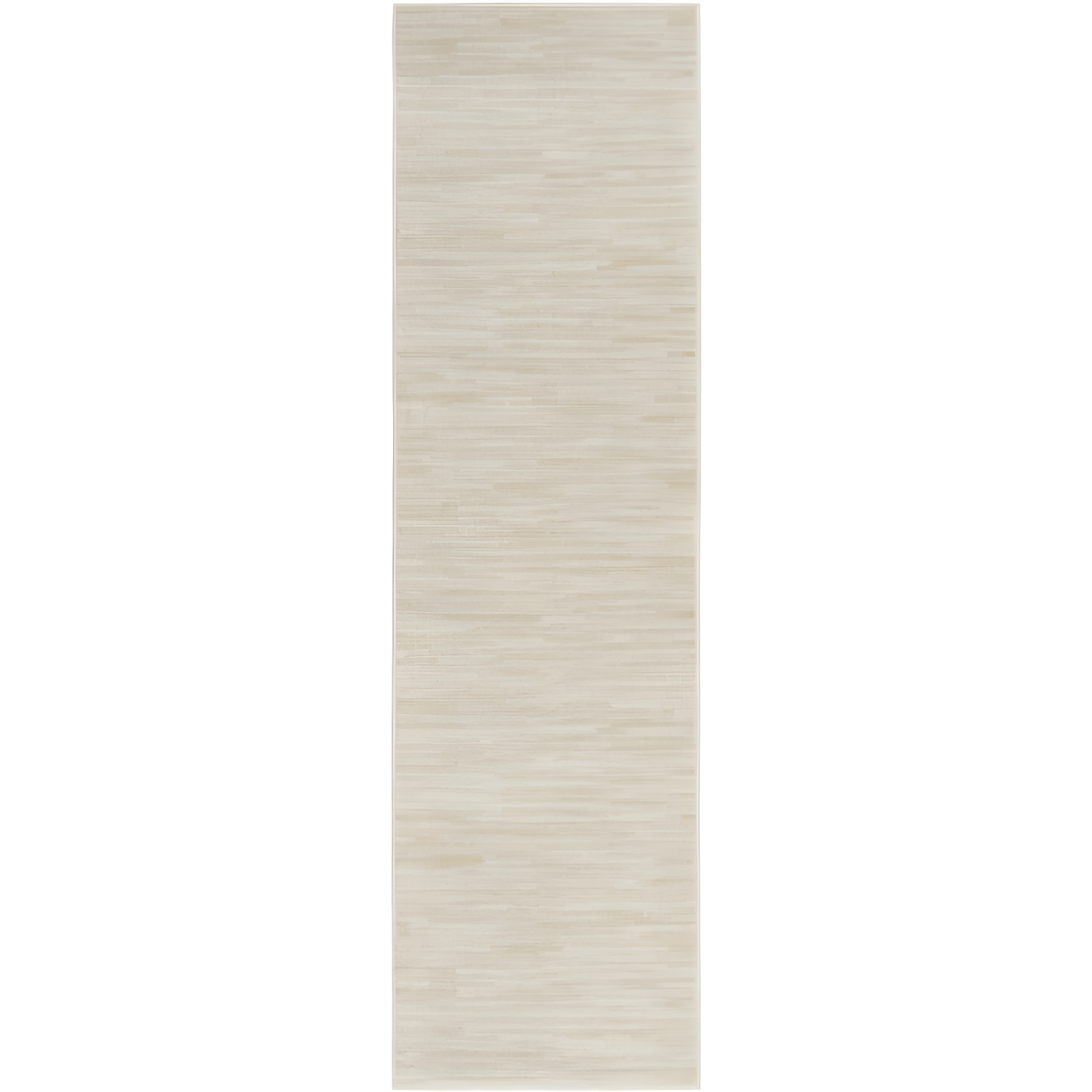 Nourison Essentials Easy Care Indoor Outdoor Area Rug - Ivory Beige 2'2" x 10'
