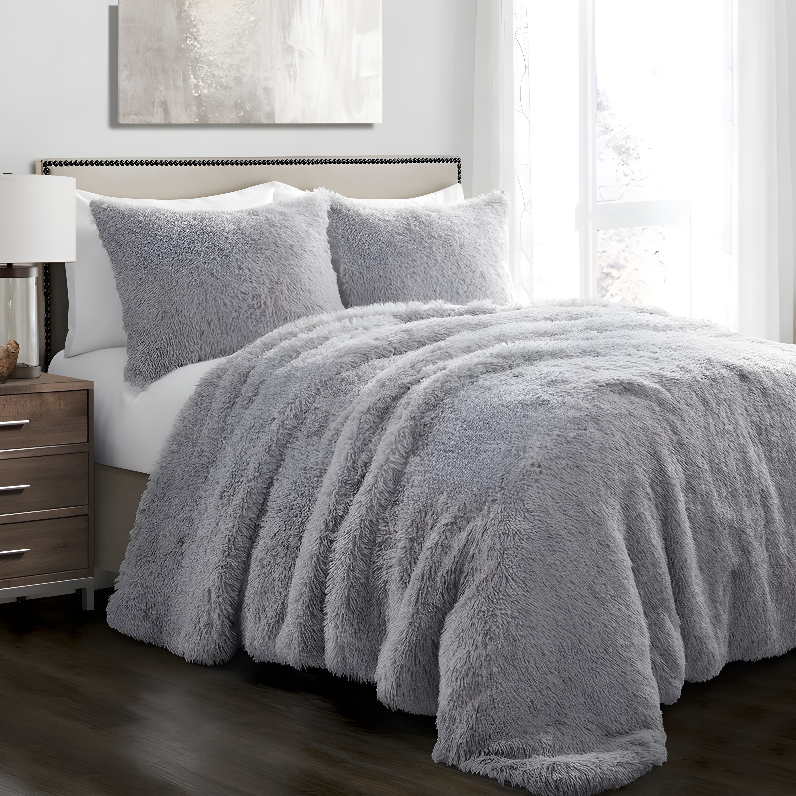 Reyna Microfiber 3 Piece Comforter Set