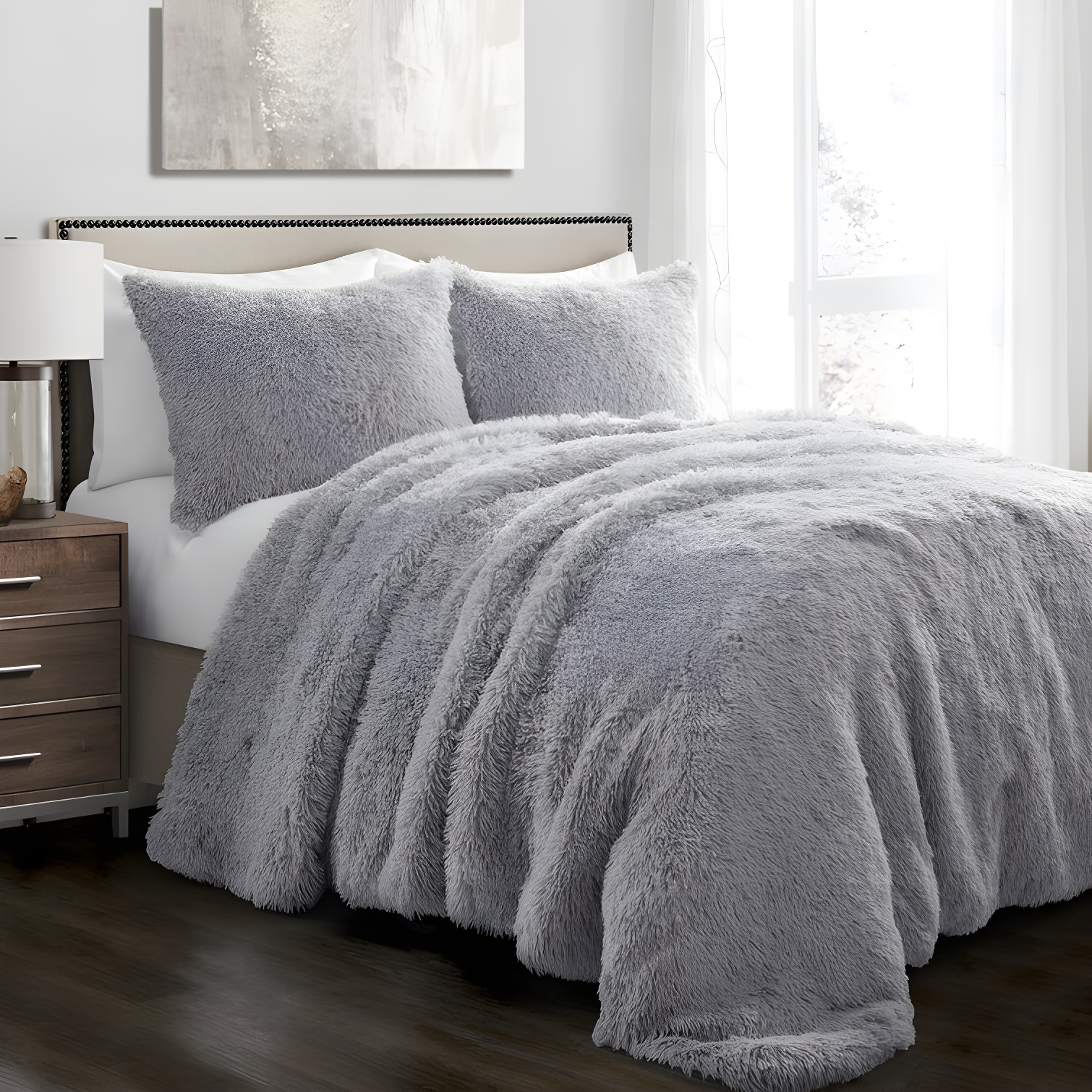 Reyna Microfiber 3 Piece Comforter Set