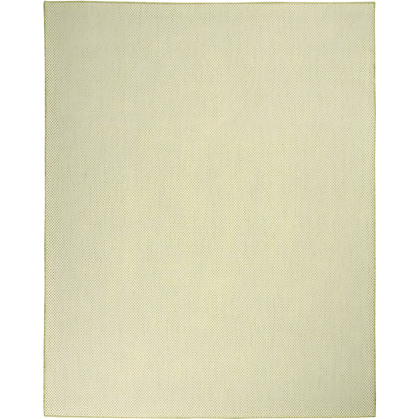 Nourison Courtyard 9' x 12' Ivory Green All-over design Indoor/Outdoor Rug