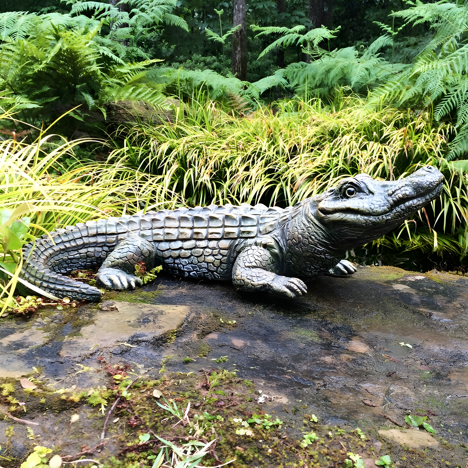HomeStyles Life's A Beach Alligator Garden Statue
