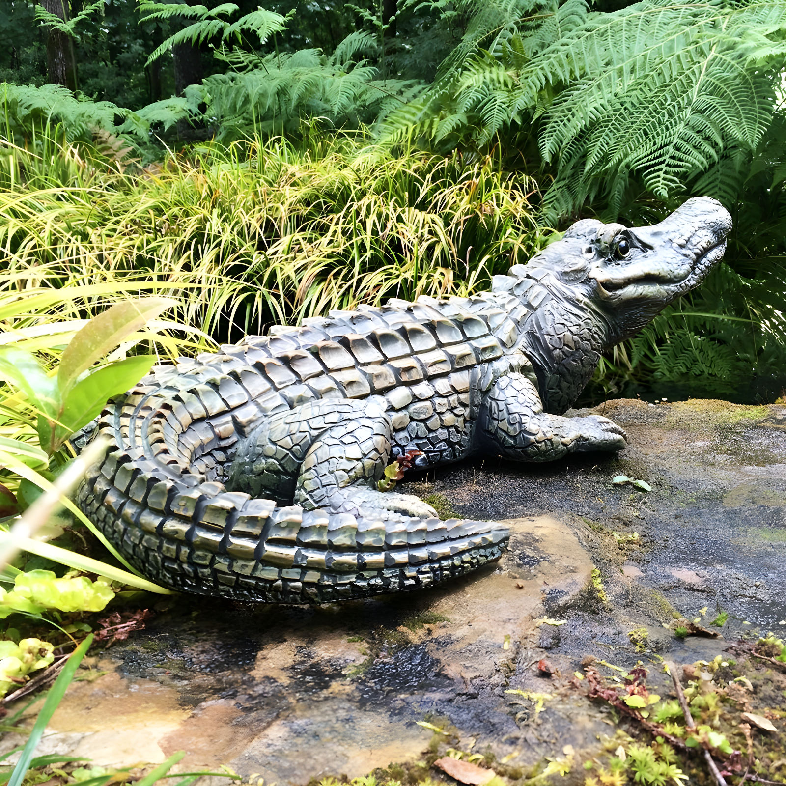 HomeStyles Life's A Beach Alligator Garden Statue