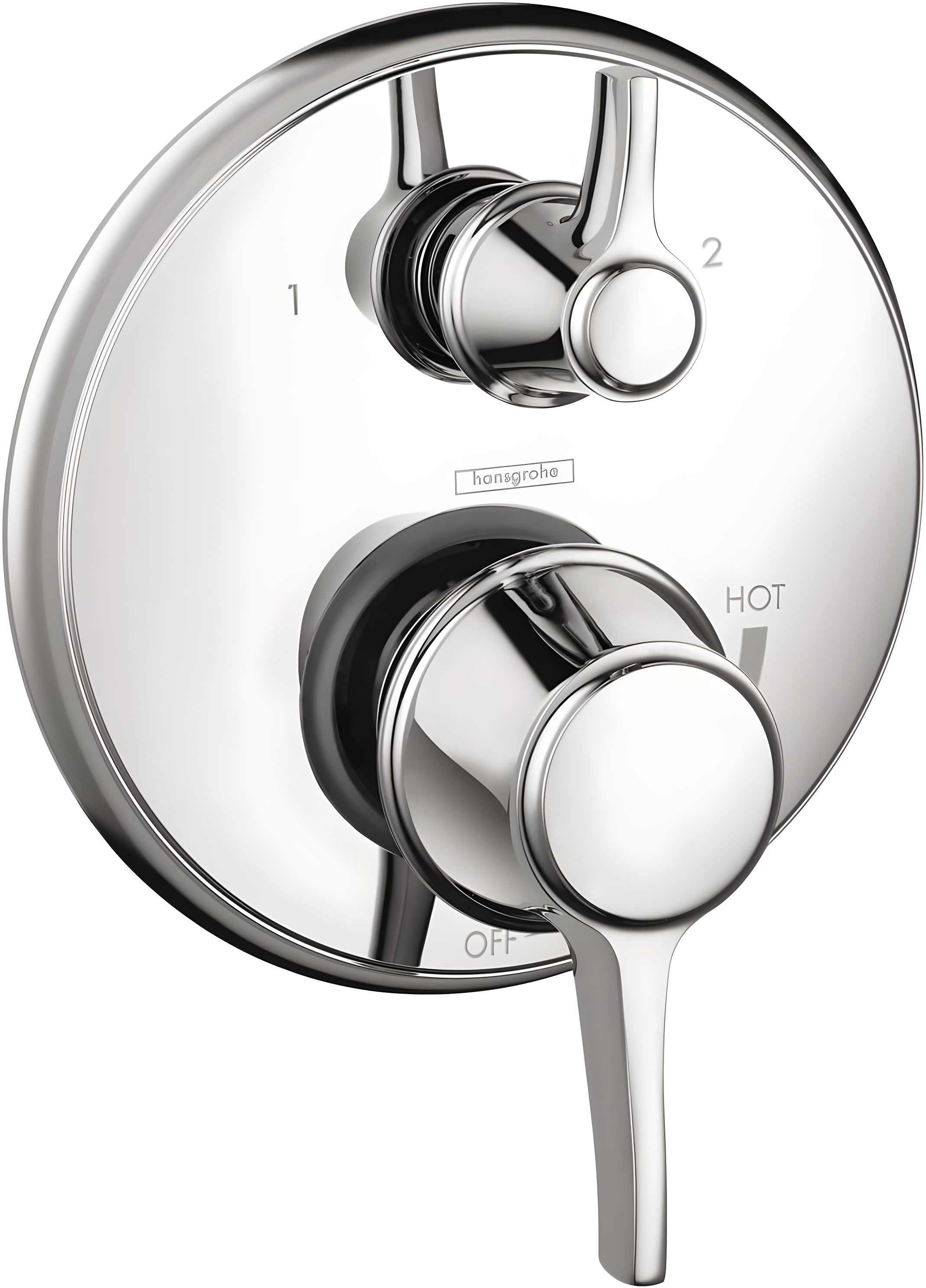 Metris C Pressure Balance Diverter Faucet Trim with Lever Handle
