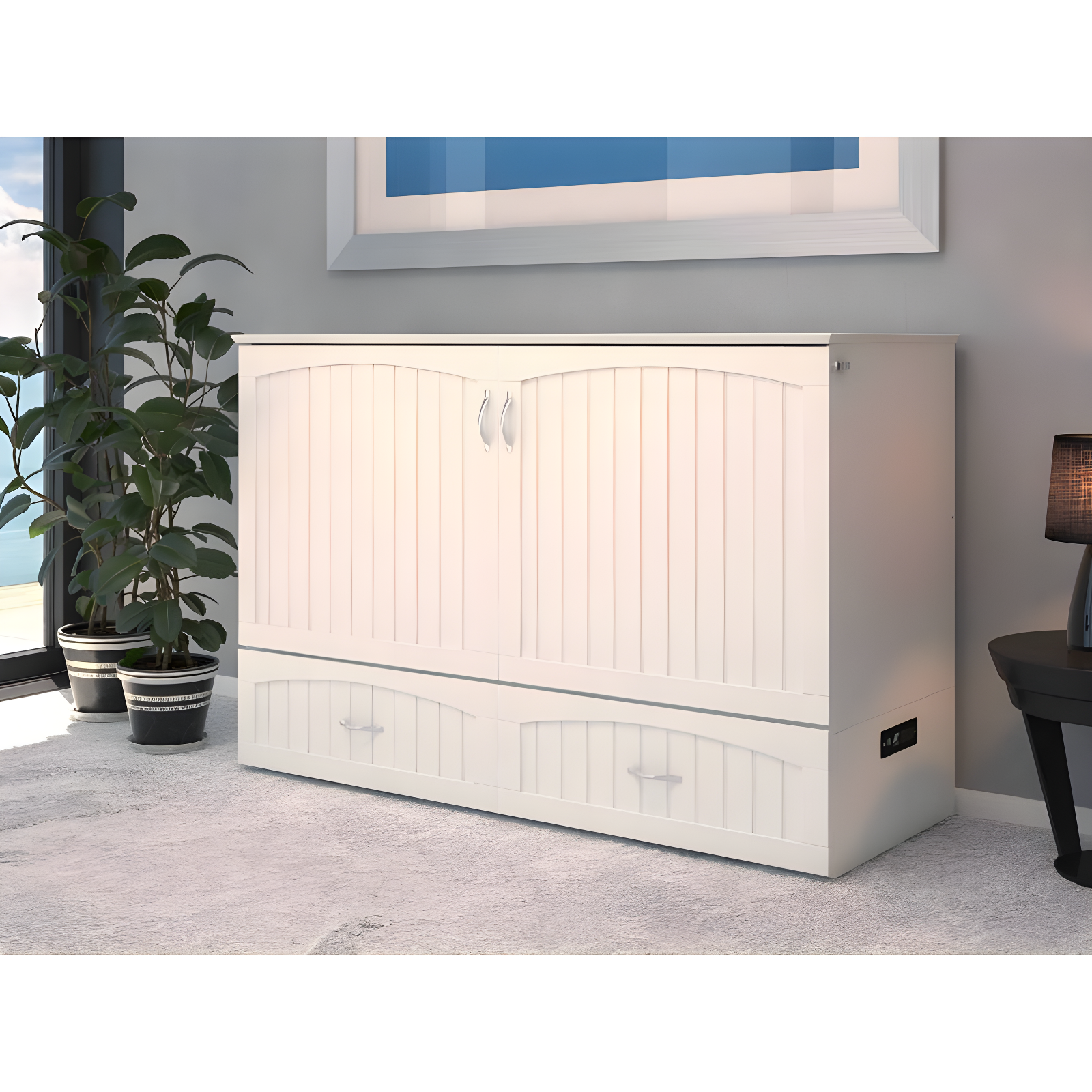 Southampton Murphy Bed Chest with USB Turbo Charger - AFI