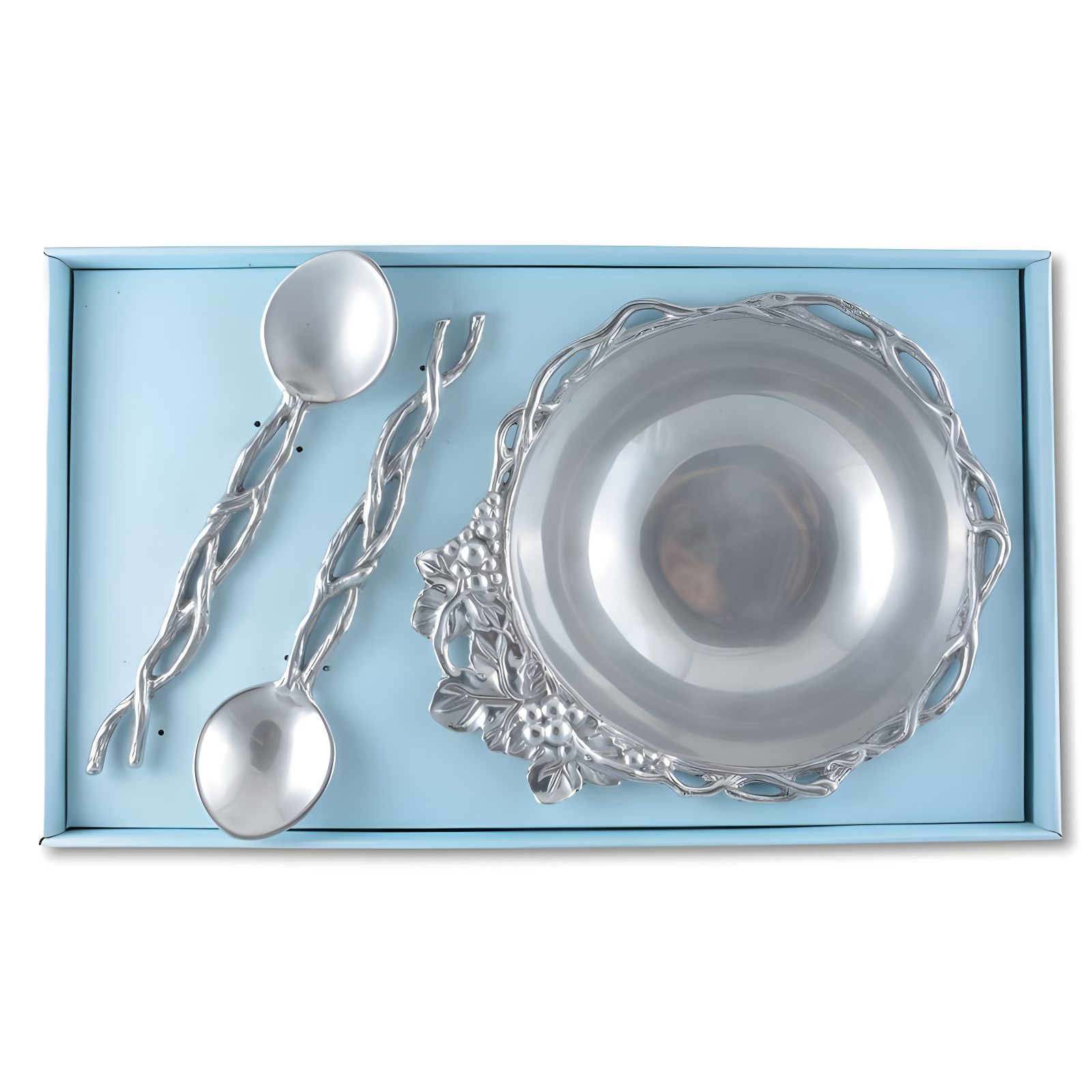 Arthur Court Designs Grape Aluminum Salad Bowl (Set of 3)