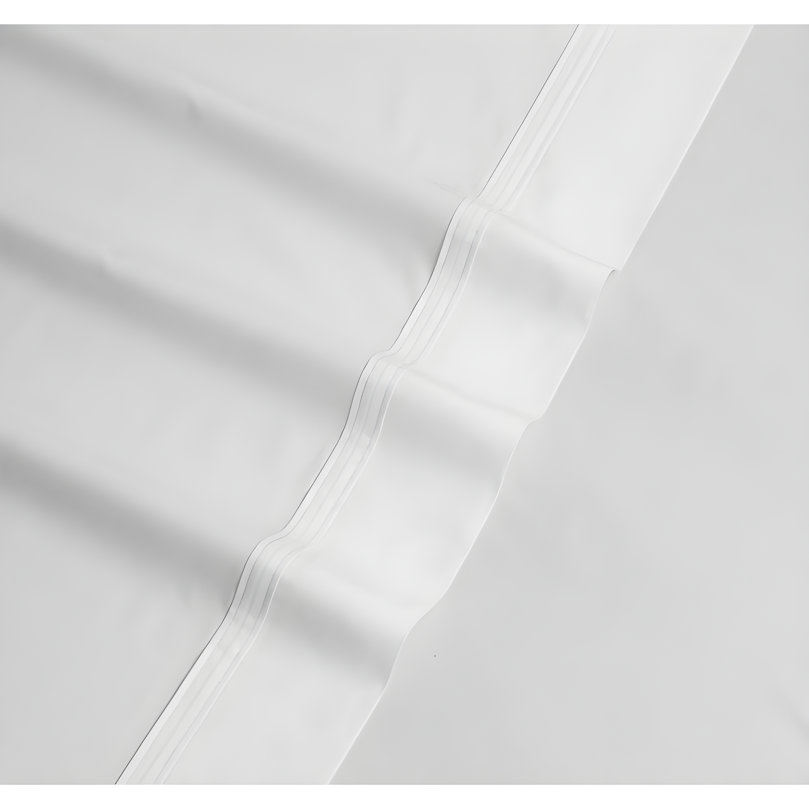 Cotton Percale Solid Sheet Set (Twin Extra Long) White 300 Thread Count - Tribeca Living