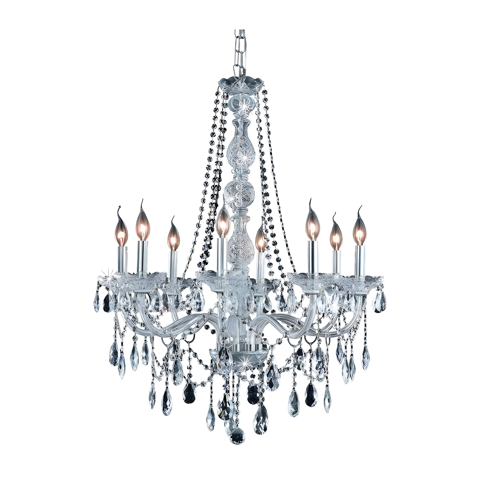 Elegant Lighting Verona 8 - Light Chandelier in  Chrome