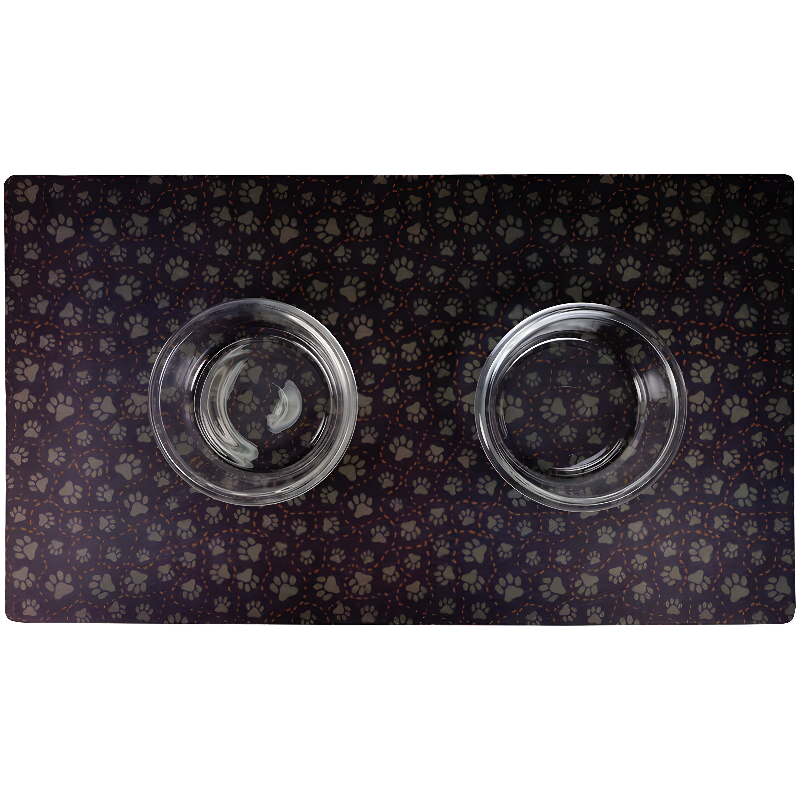 Dog Bowl Placemat, Pet Food Feeding Mat - Absorbent, Waterproof, Slip-Resistant, Machine Washable