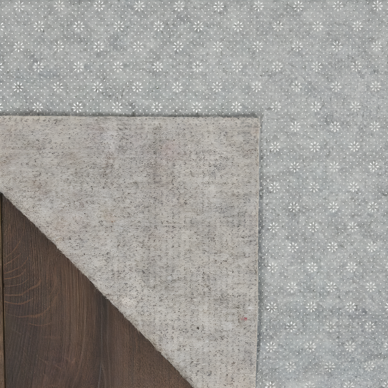 Nourison Rug-Loc Dual Sided Grey Rug Pad BR21 Grey 4'8" x 7'6"