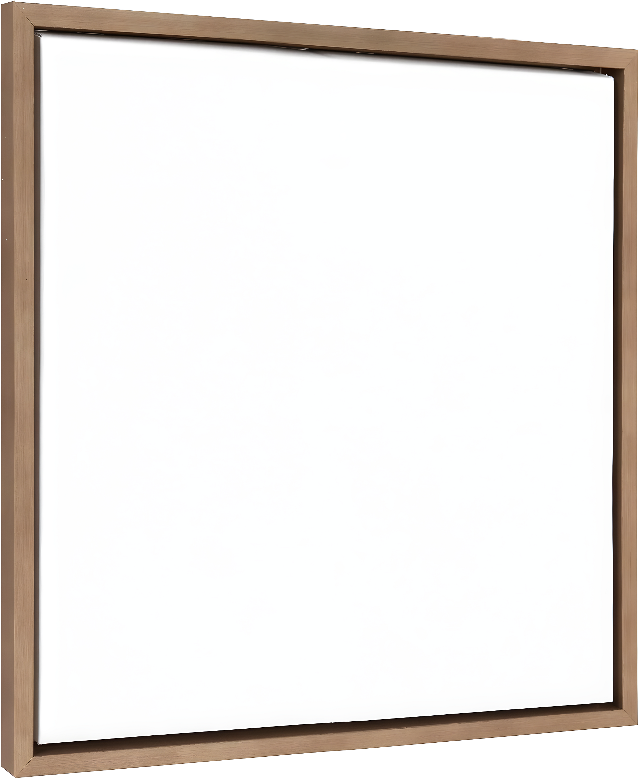 Kate and Laurel Sylvie Blank Framed Canvas Wall Art, 22x22 Gold, Modern Empty Canvas for Paint-Your-Own Art, Premium Canvas Already Framed