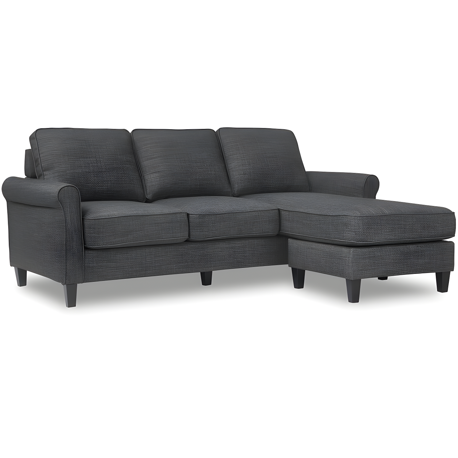 Serta Harmon Upholstered Reversible Sectional Sofa and Chaise