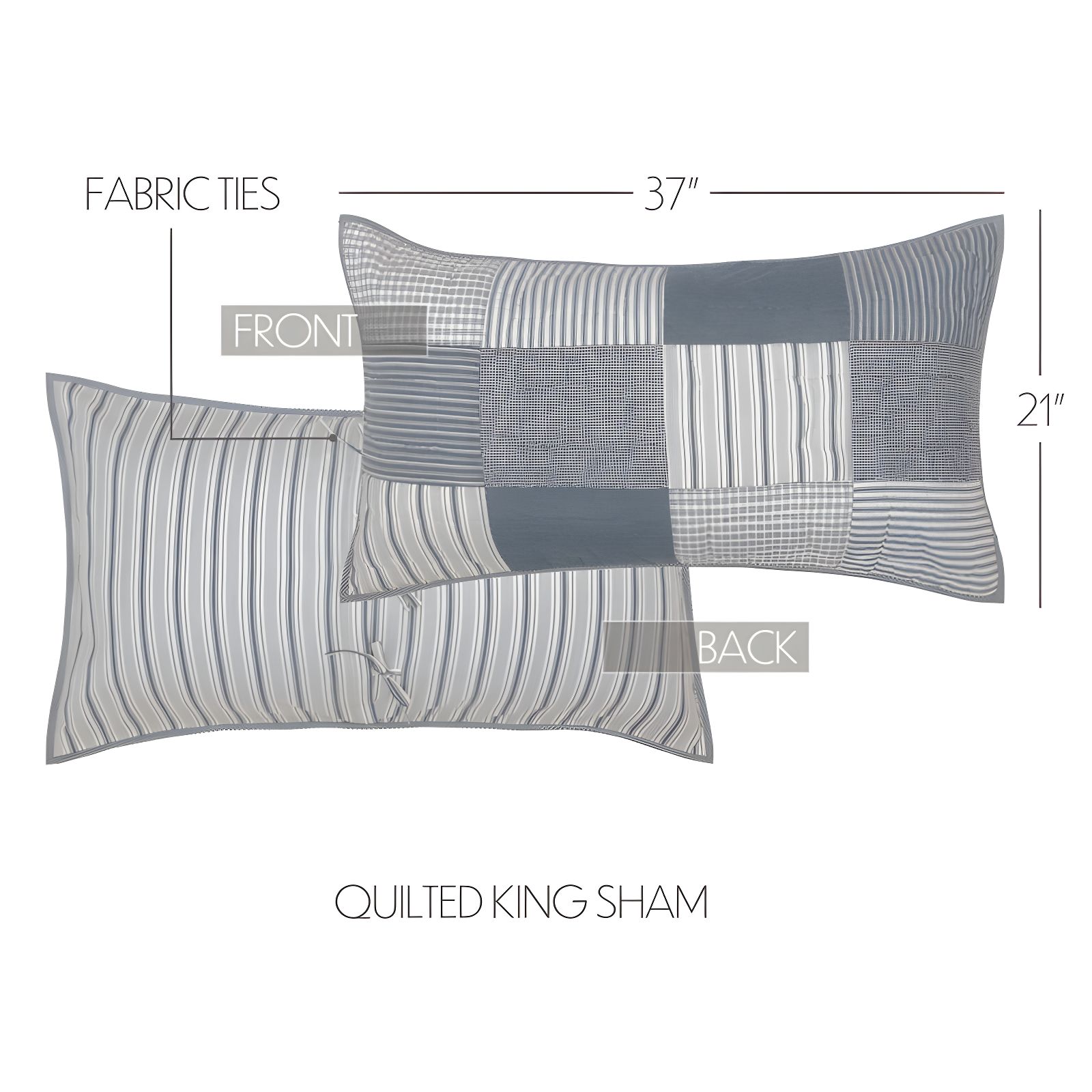 VHC Brands Sawyer Mill 100% Cotton Pillow Sham