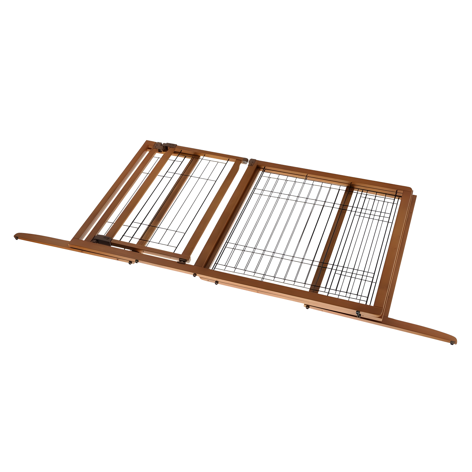 Richell Wood Free Standing Pet Gate
