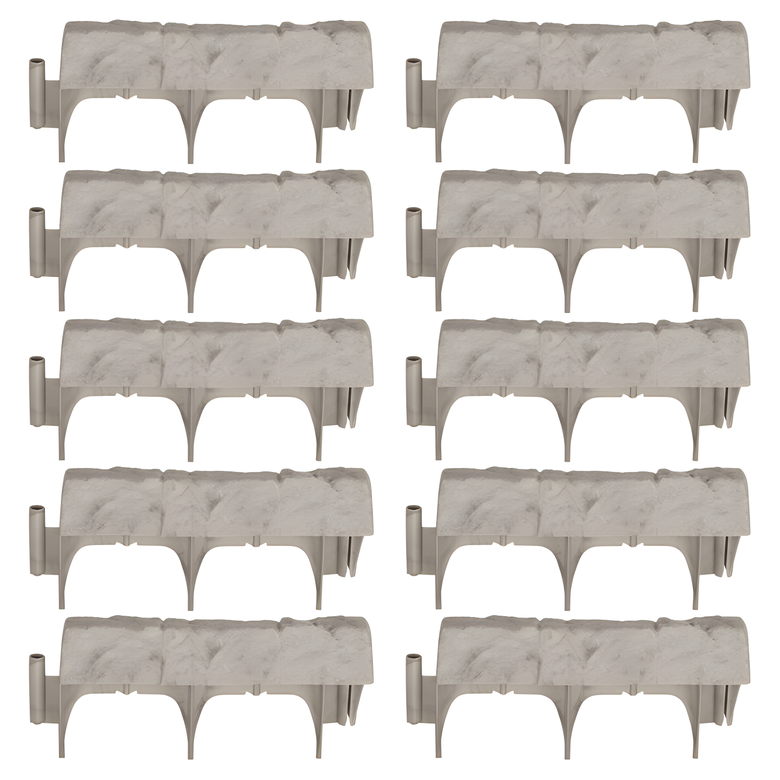 8.8'' H x 14'' W Composite Lawn Edging