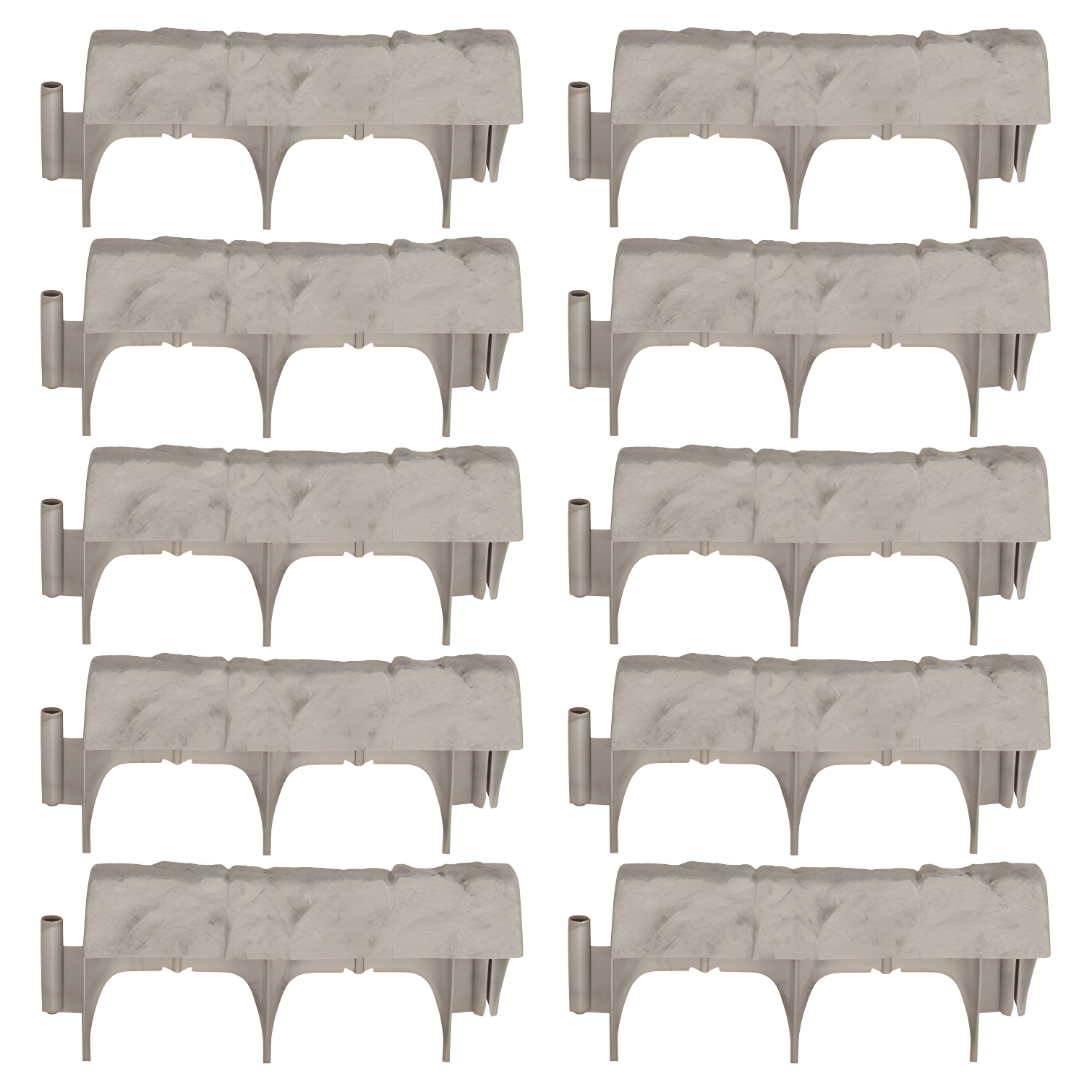 8.8'' H x 14'' W Composite Lawn Edging