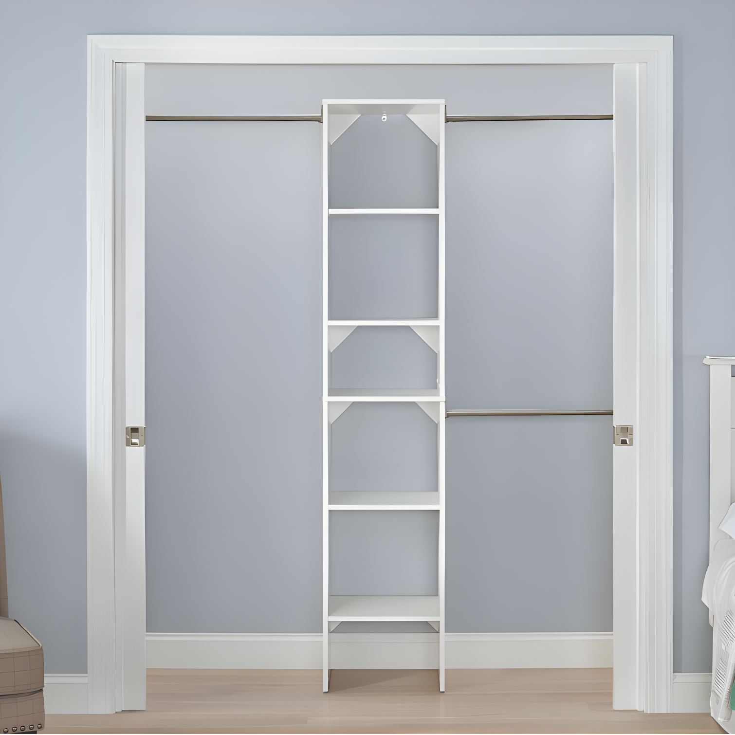 SuiteSymphony 77" to 113" Closet System Starter Kit