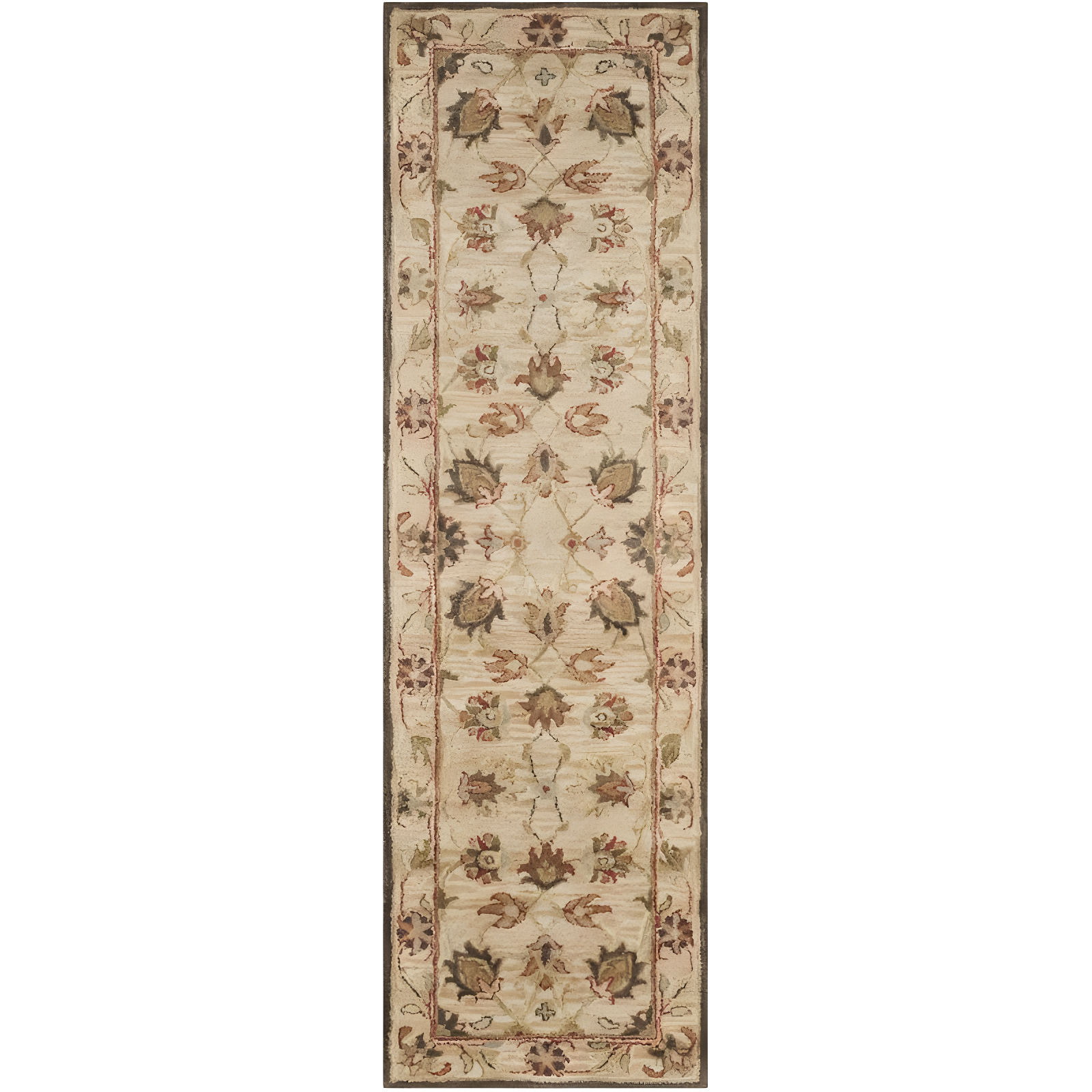 Antiquity AT812 Hand Tufted Indoor Runner Rug - Beige/Beige - 2'3"x8' - Safavieh
