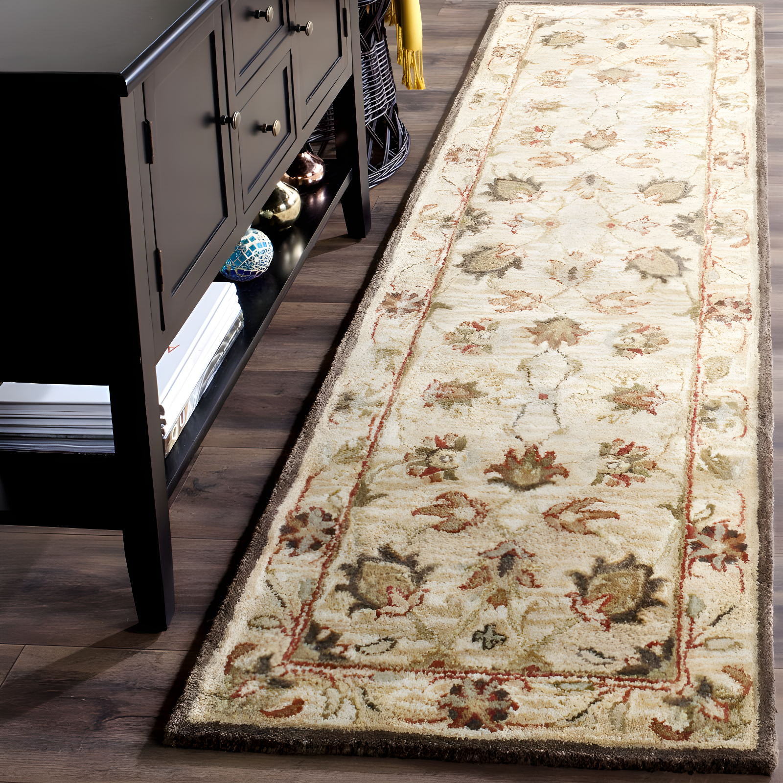 Antiquity AT812 Hand Tufted Indoor Runner Rug - Beige/Beige - 2'3"x8' - Safavieh