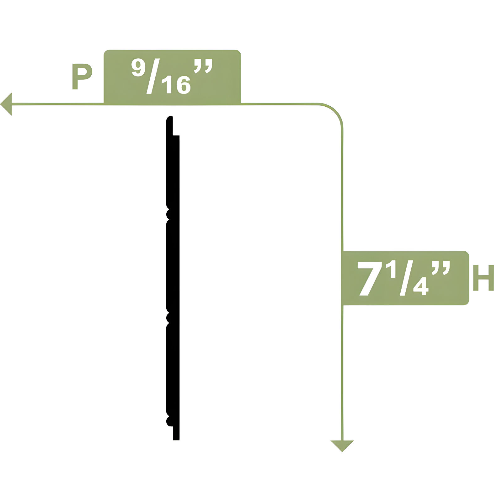 Ekena Millwork 96" Reversible Wainscoting (Set of 4) (Set of 4)