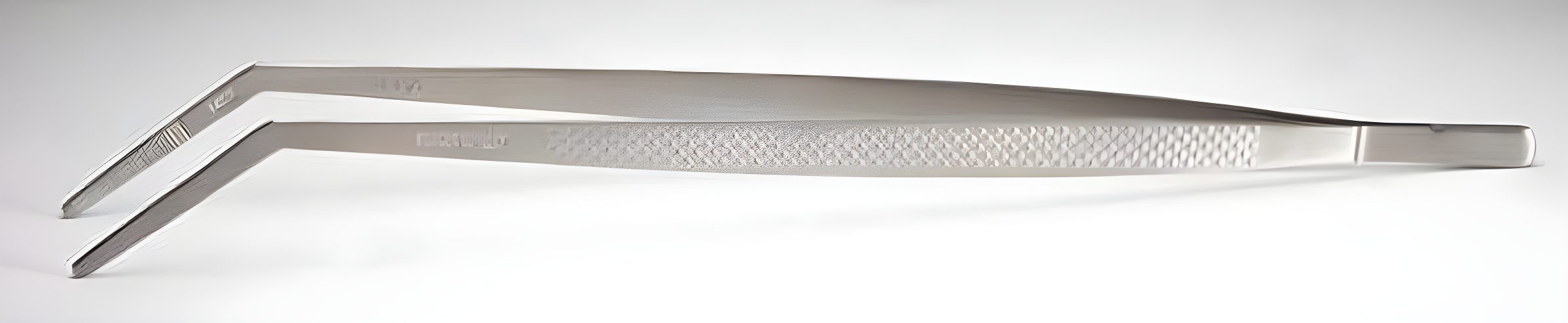 Mercer Culinary Straight Precision Plus Chef Plating Tong, 11-3/4 Inch, Stainless