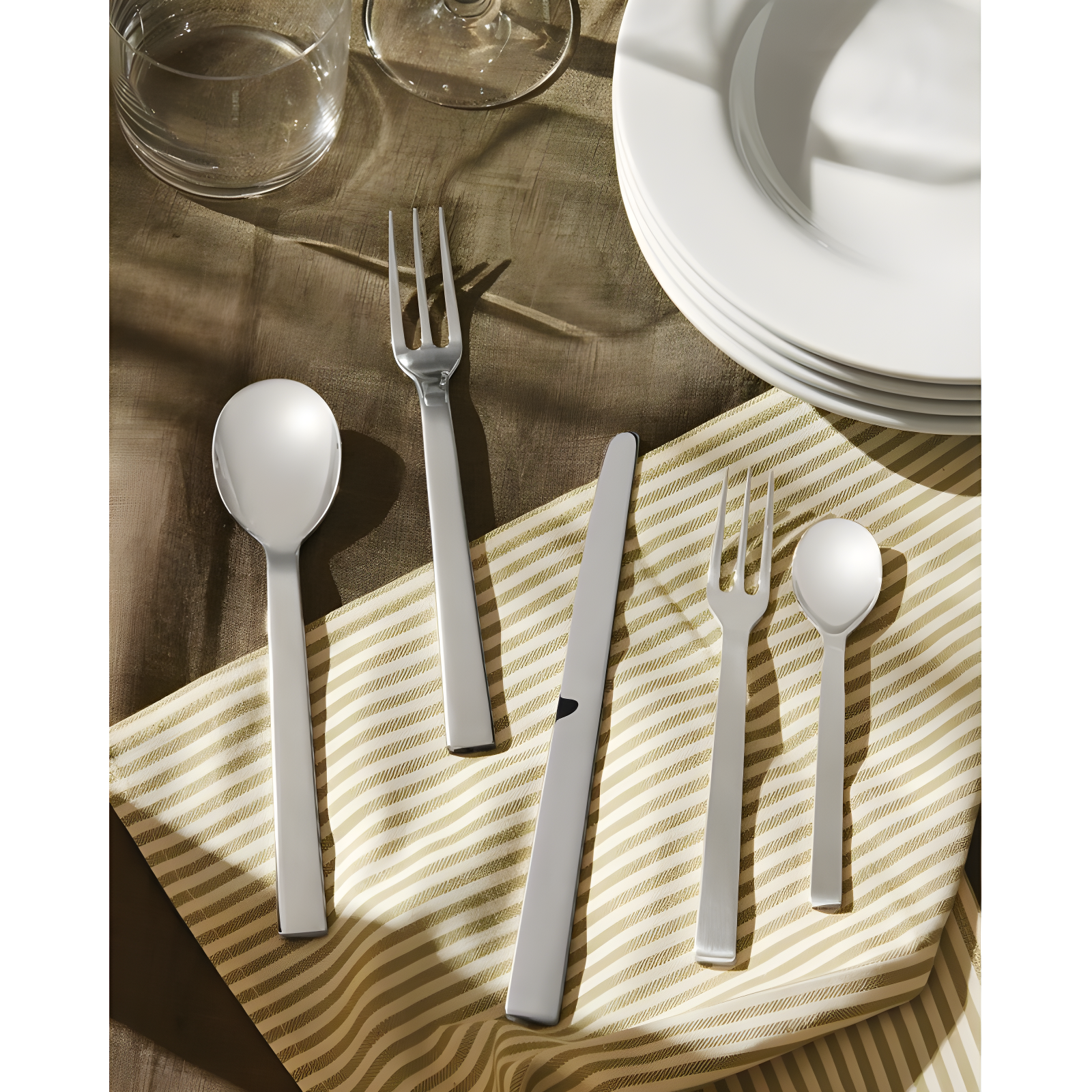 Alessi Santiago Stainless Steel Salad Servers