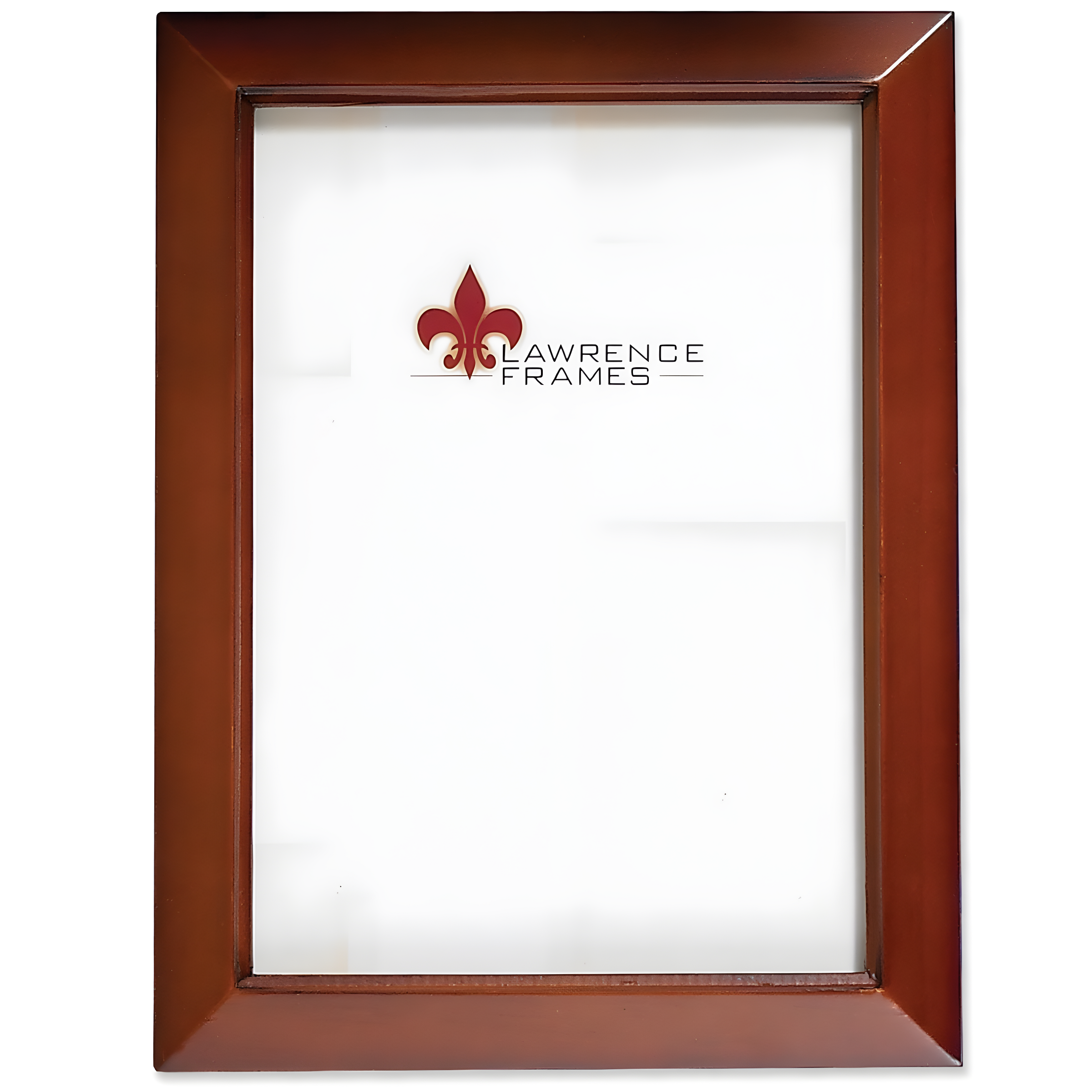 Lawrence Frames Walnut Wood 5x7 Picture Frame - Estero Collection 725257
