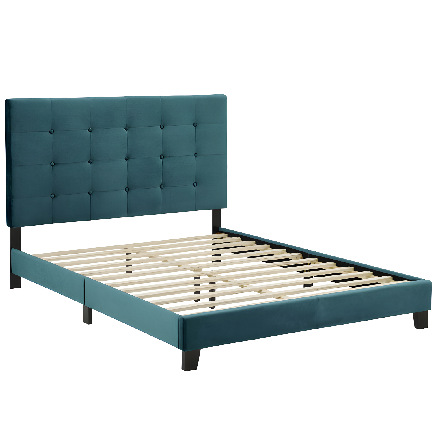 Modway Melanie Tufted Button Upholstered Performance Velvet Platform Bed