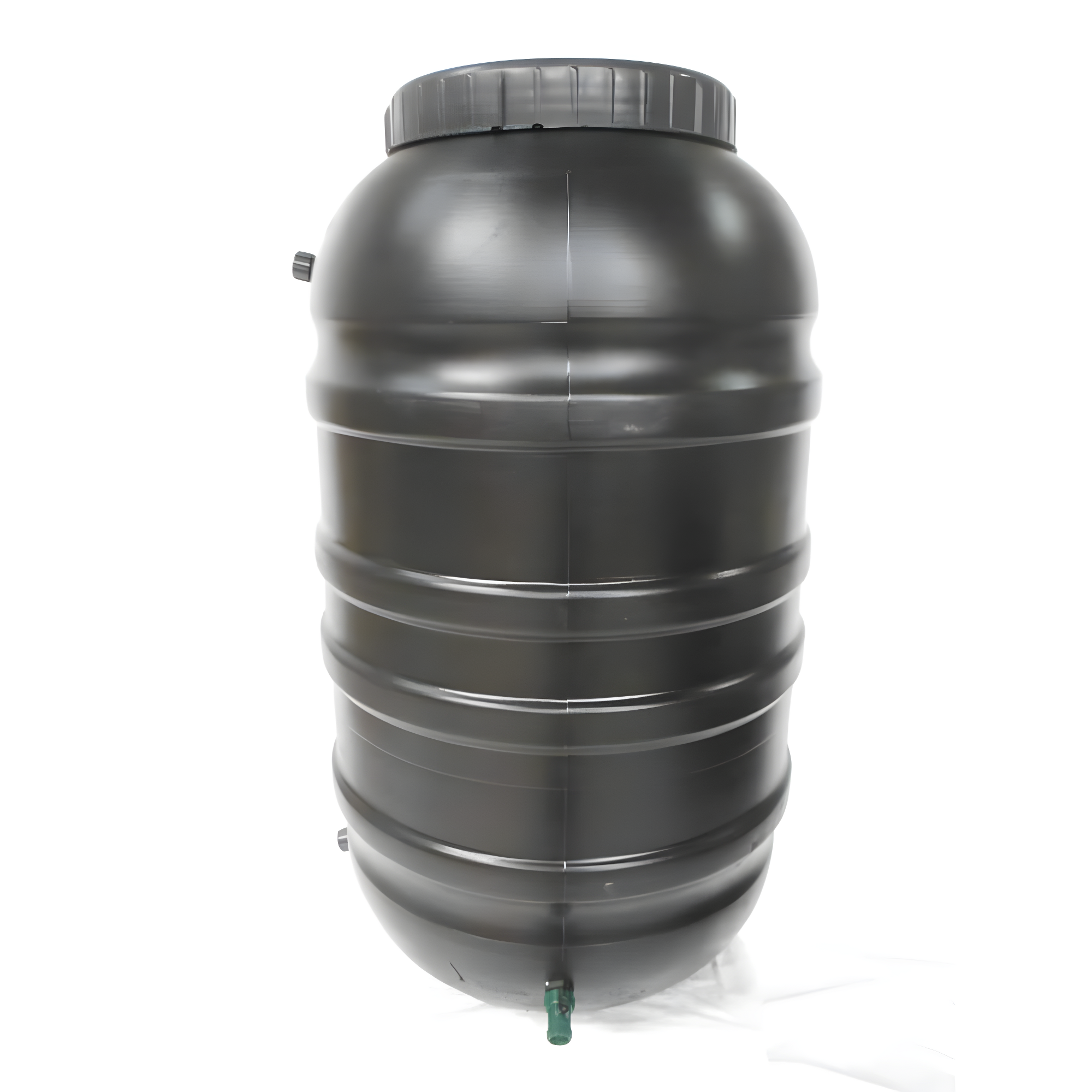 UpCycle Products 55 Gallon Black Rain Barrel