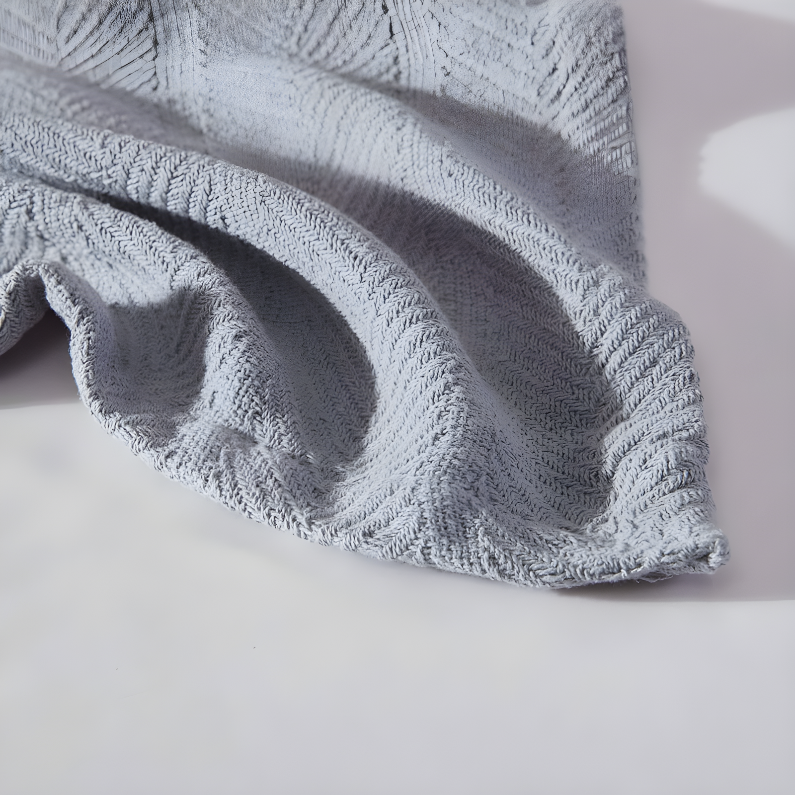 Eddie Bauer Herringbone Cotton Reversible Blanket