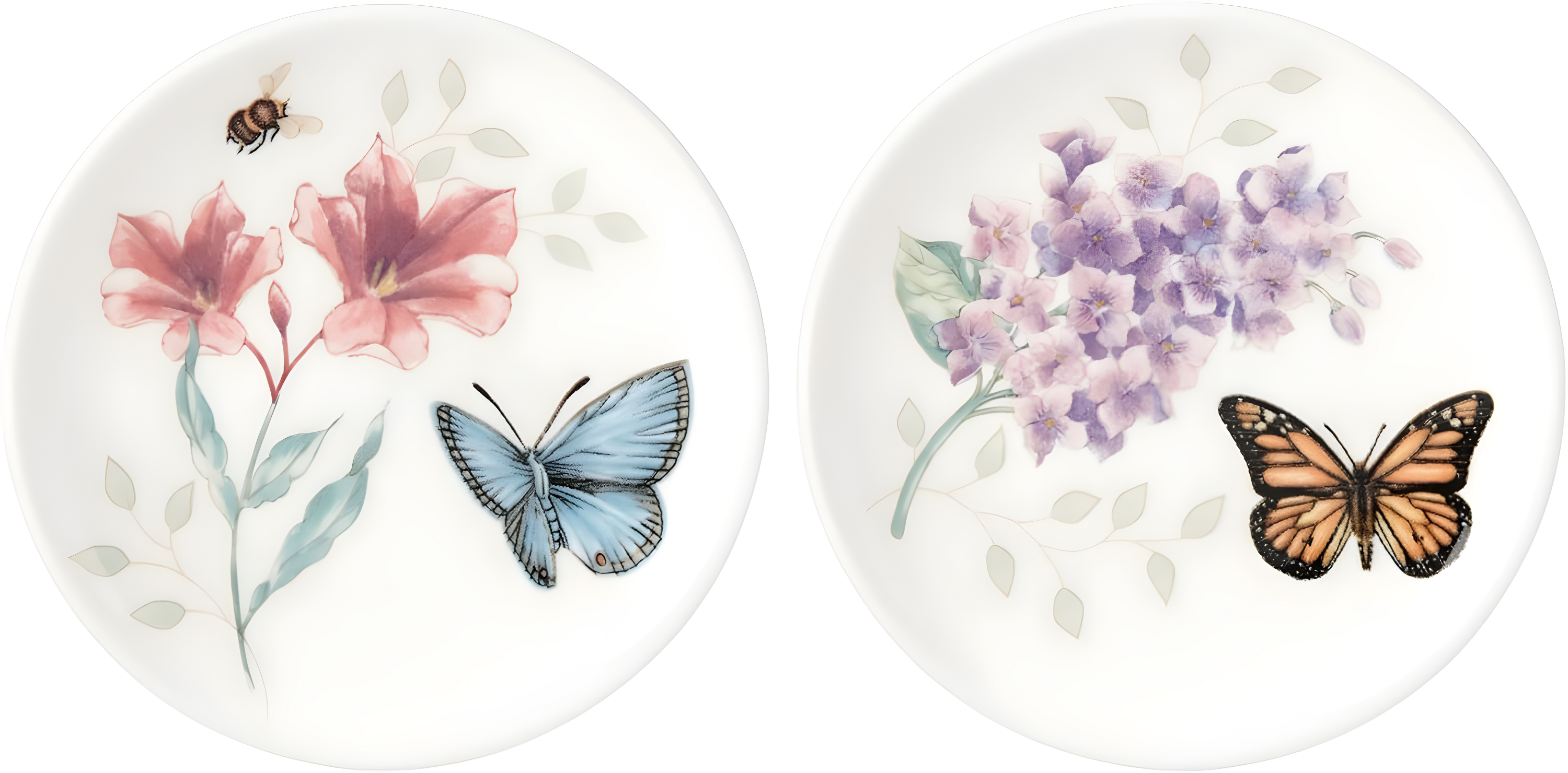Lenox Butterfly Meadow 2-Piece Coaster Set