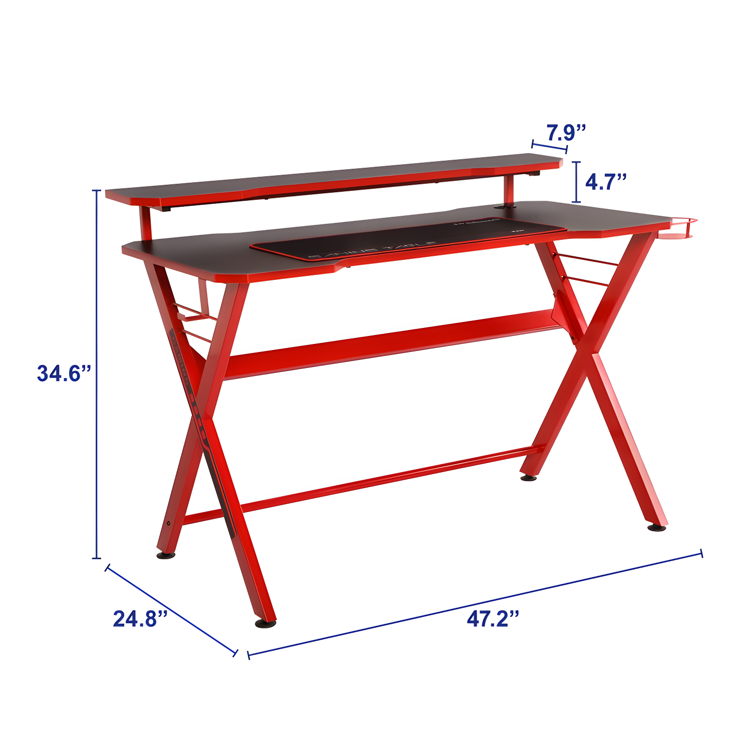 Metal Base Writing Desk