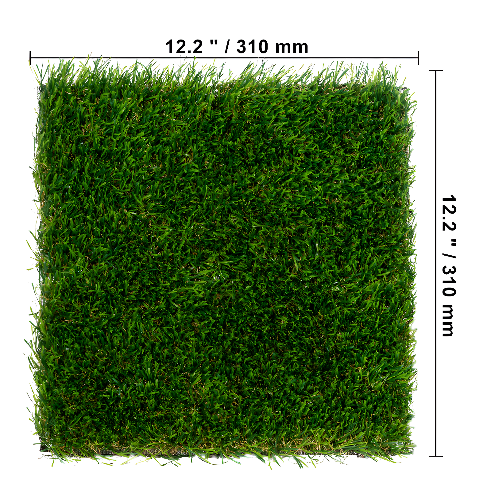 VEVOR 12" x 12" Artificial Grass Turf Panels (Set of 9)