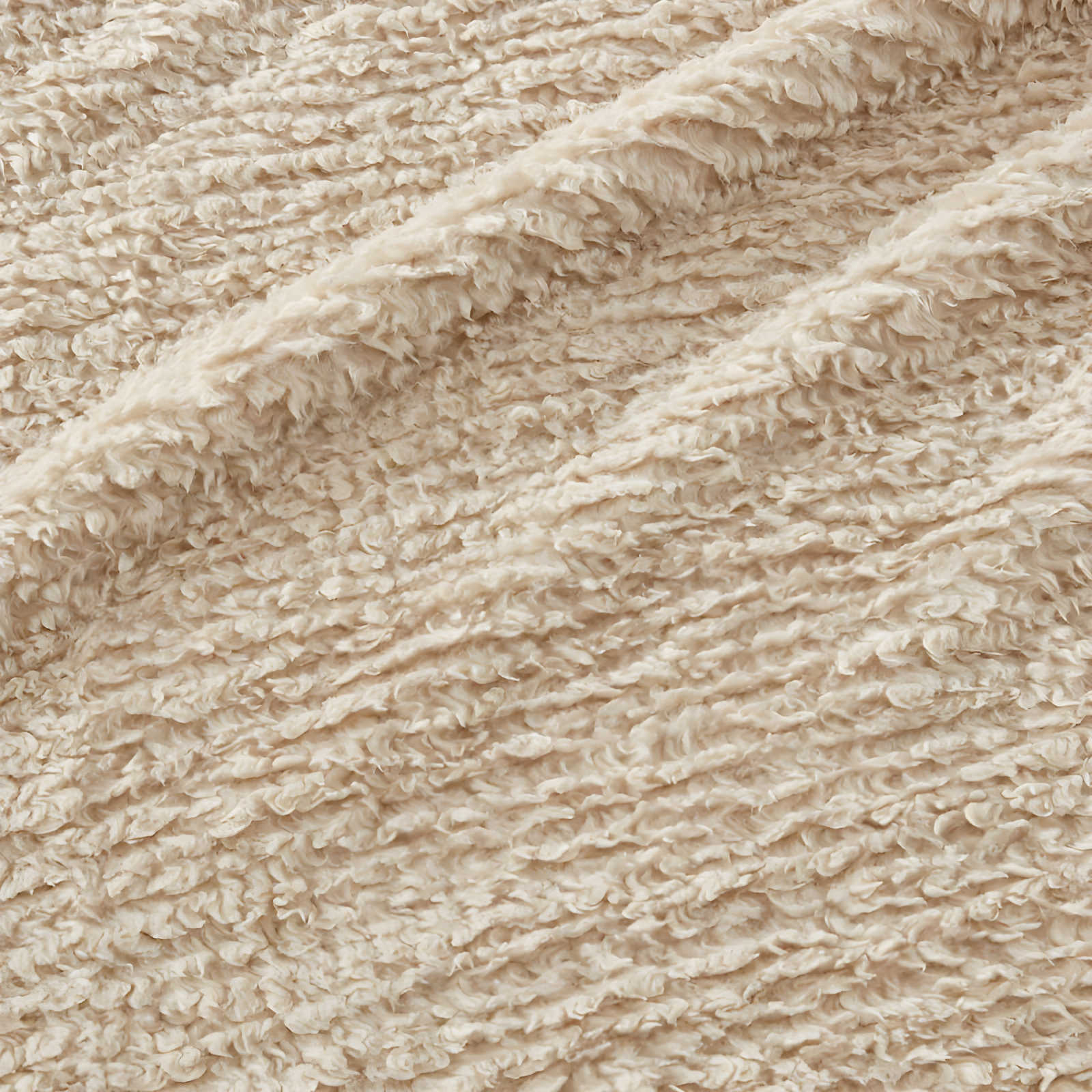 Twin Burlington Berber Bed Blanket Tan: Woolrich, Transitional Style, Velvet Construction, Machine Washable