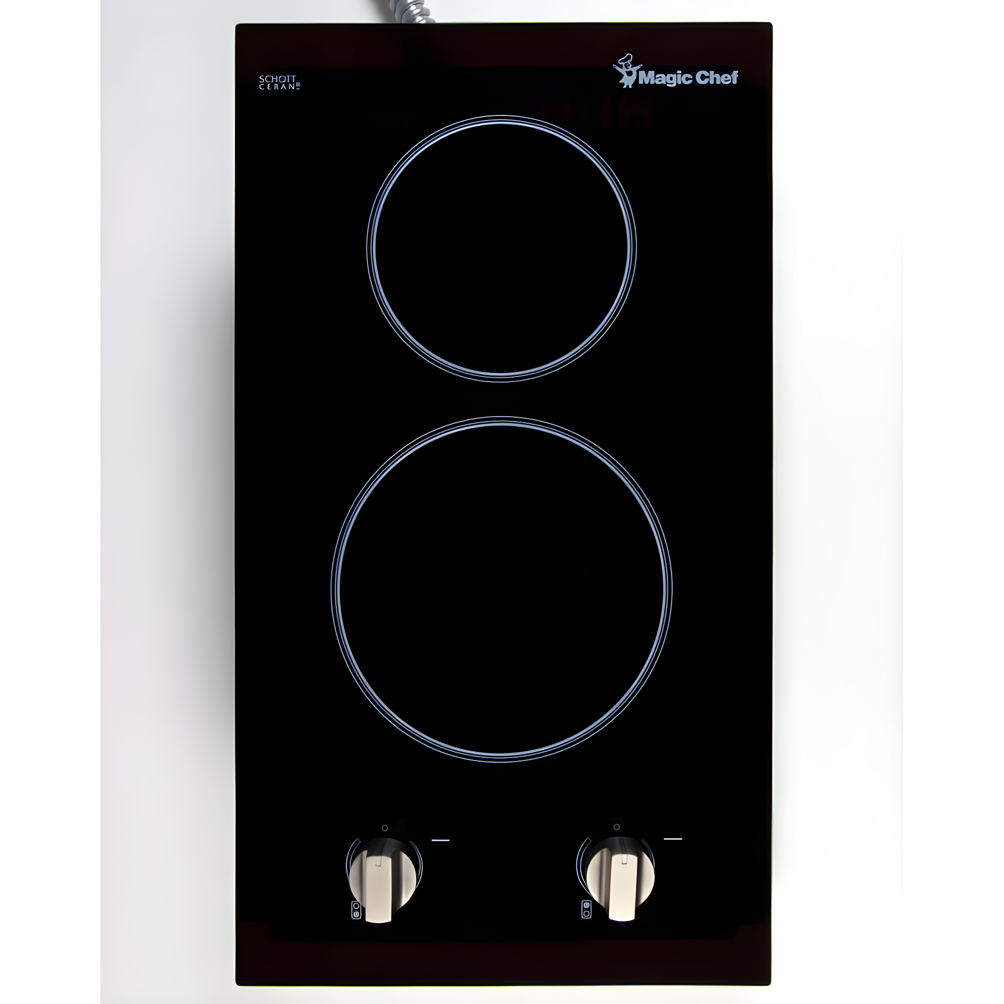 Magic Chef MCSCTE12BG2 12-in. 120V Built-in Electric Radiant 2-Burner Cooktop
