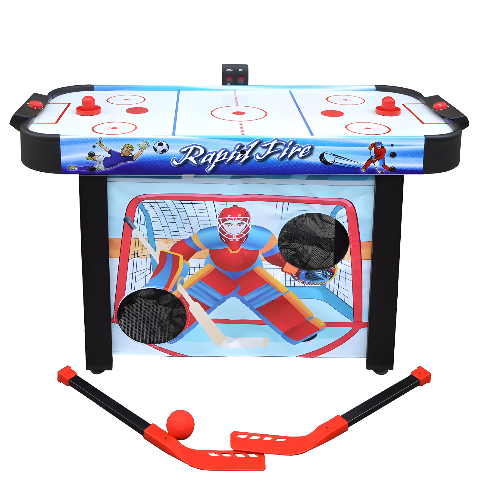 42" Rapid Fire Air Hockey Multi-Game Table