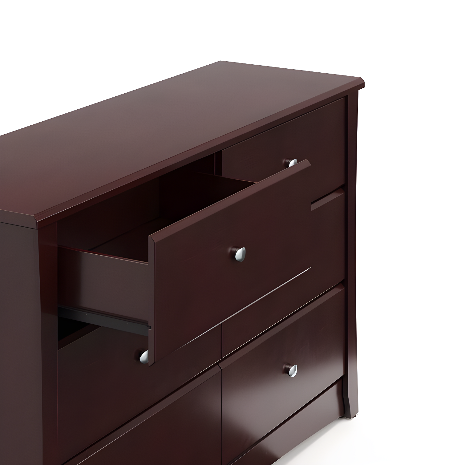 Crescent 6 Drawer Double Dresser