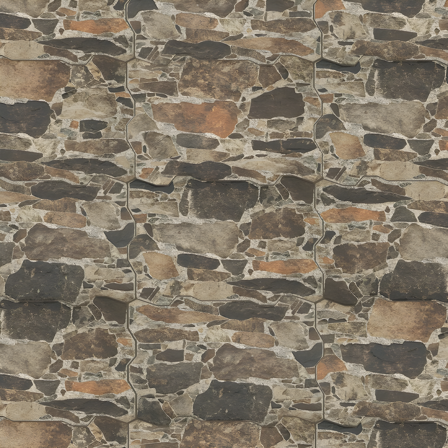 Rambla 15" x 23" Porcelain Stone Look Wall & Floor Tile