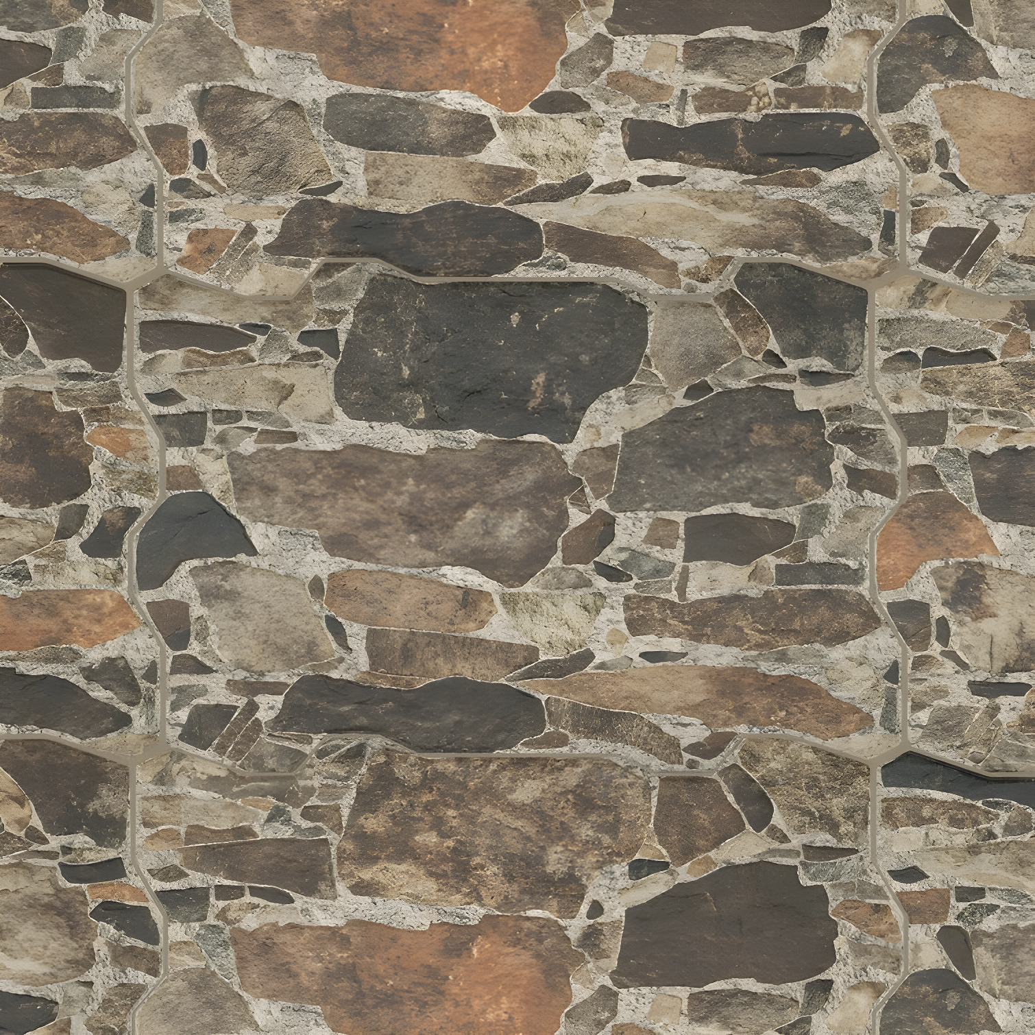 Rambla 15" x 23" Porcelain Stone Look Wall & Floor Tile
