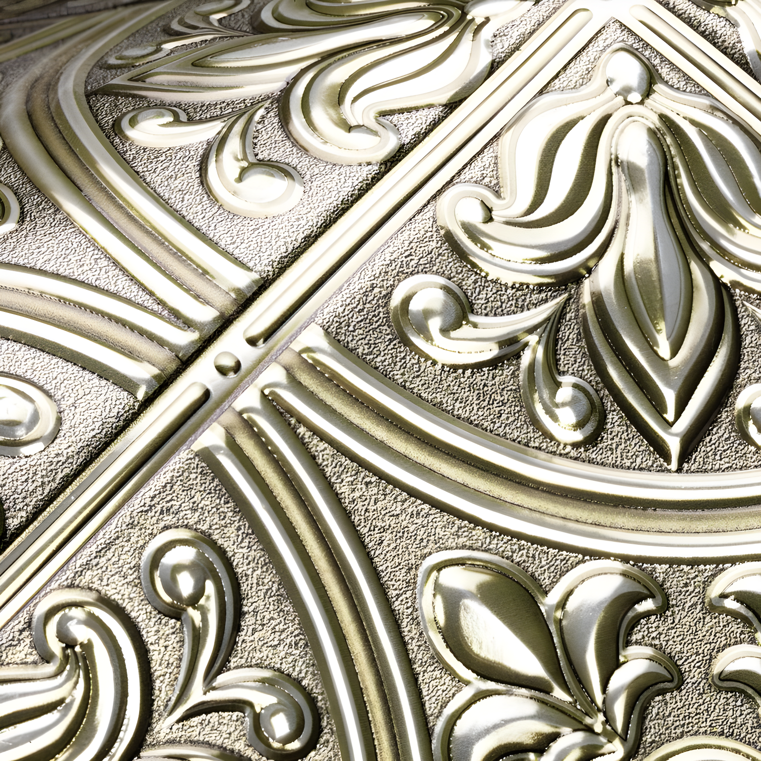 10.5'' W x 10.5'' L PVC Peel and Stick Field Tile