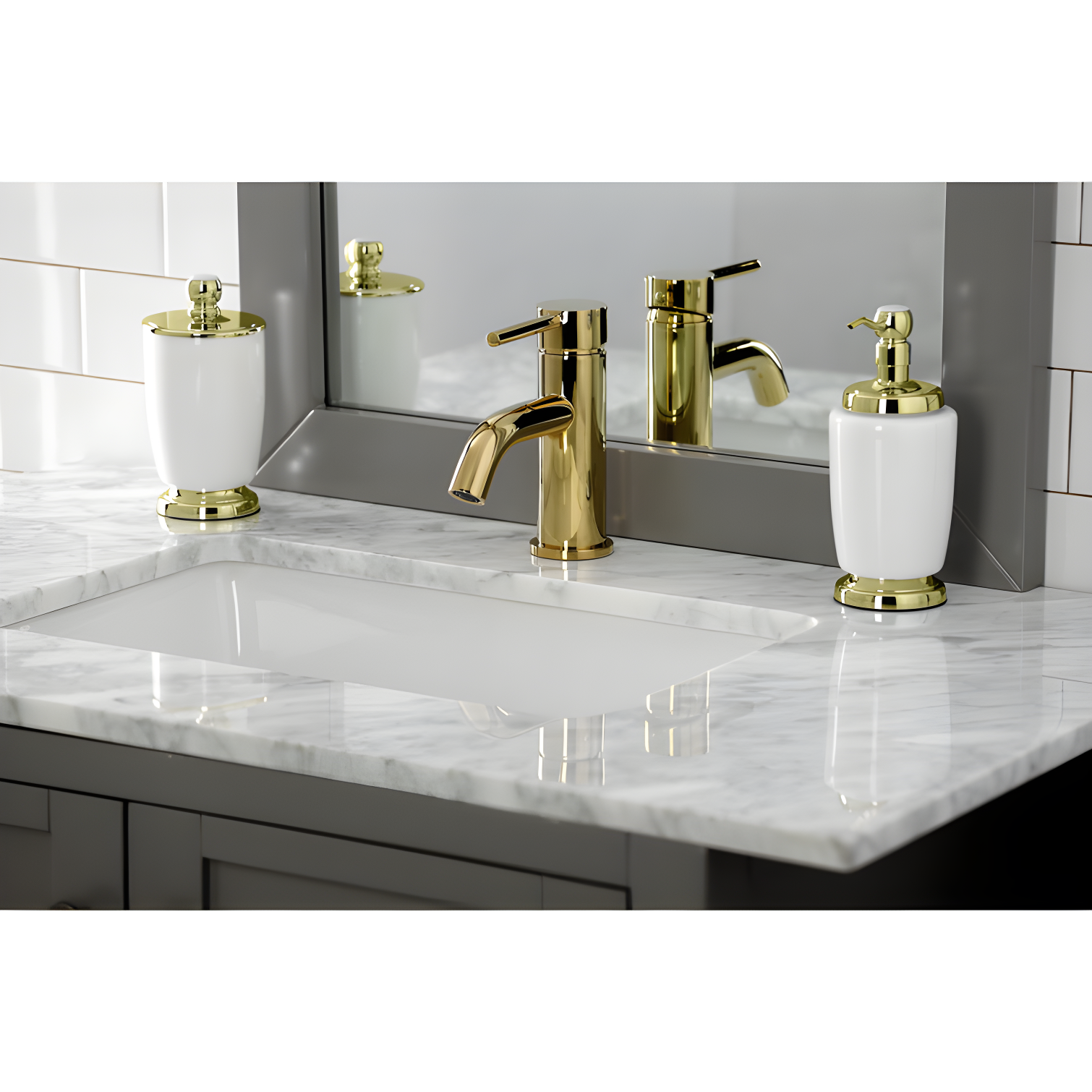 Kingston Brass Concord Single-Handle 1-Hole Deck Mount Bathroom Faucet with Push Pop-Up