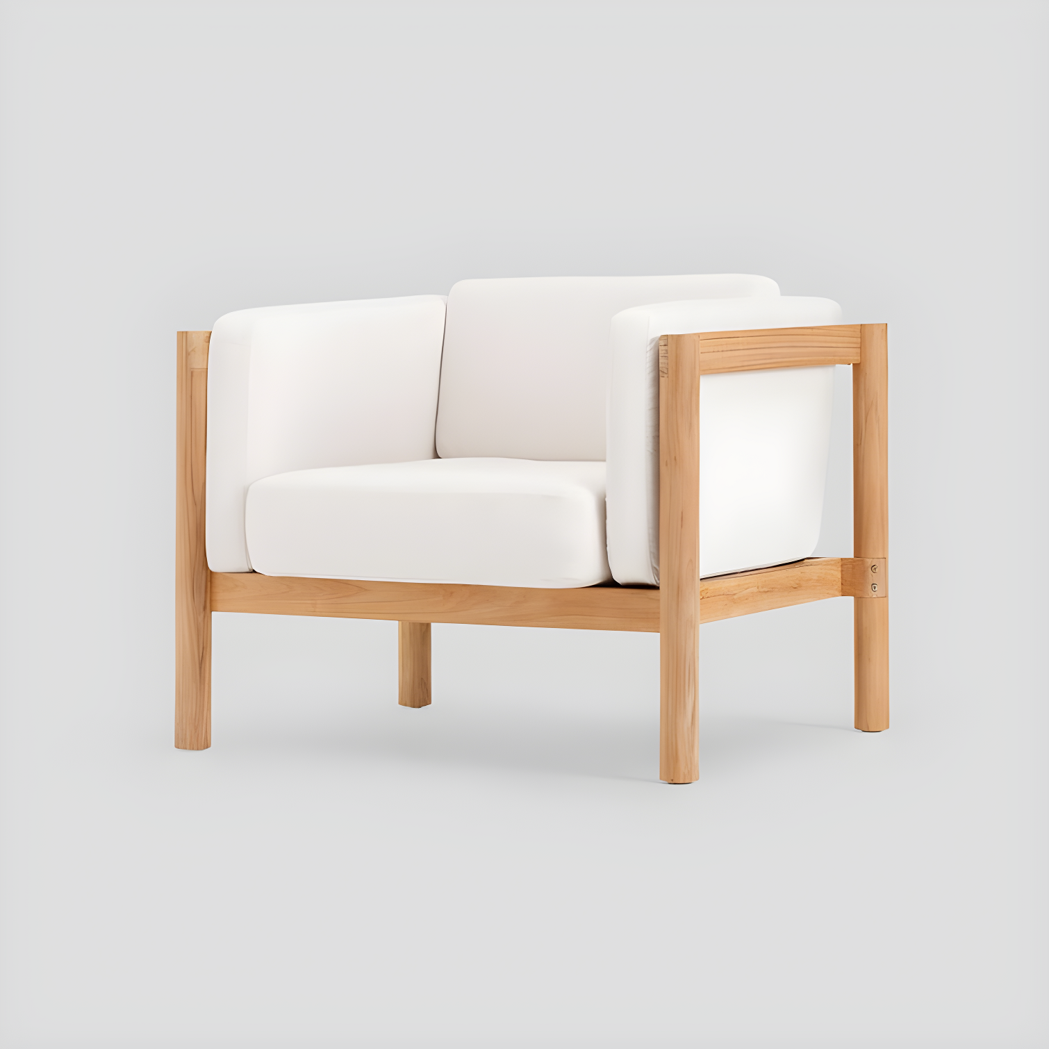 Haven Teak Outdoor Lounge Chair with Sunbrella® Cushion