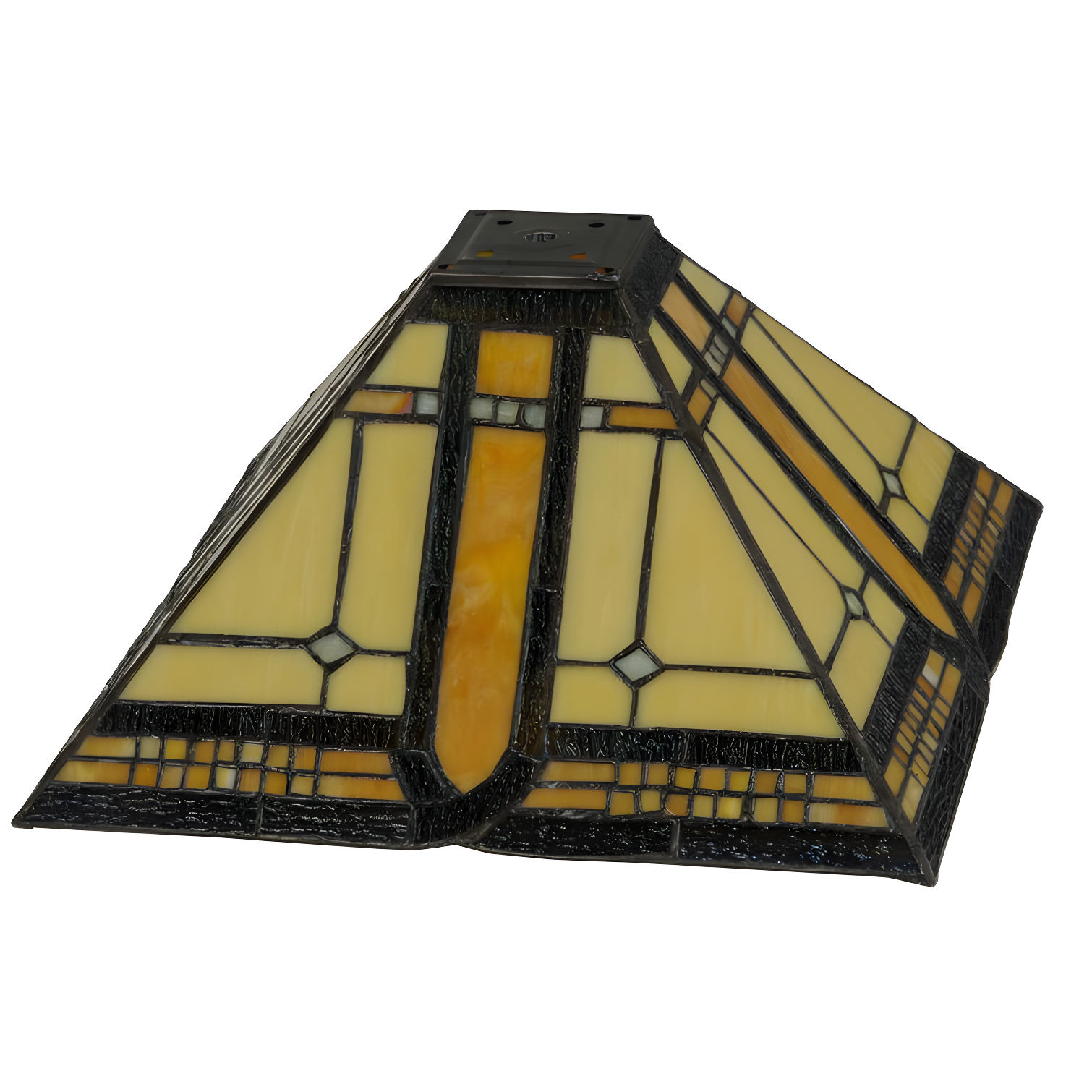 Meyda Tiffany & Stained Glass 7'' H x 18'' W Glass Rectangle Lamp Shade