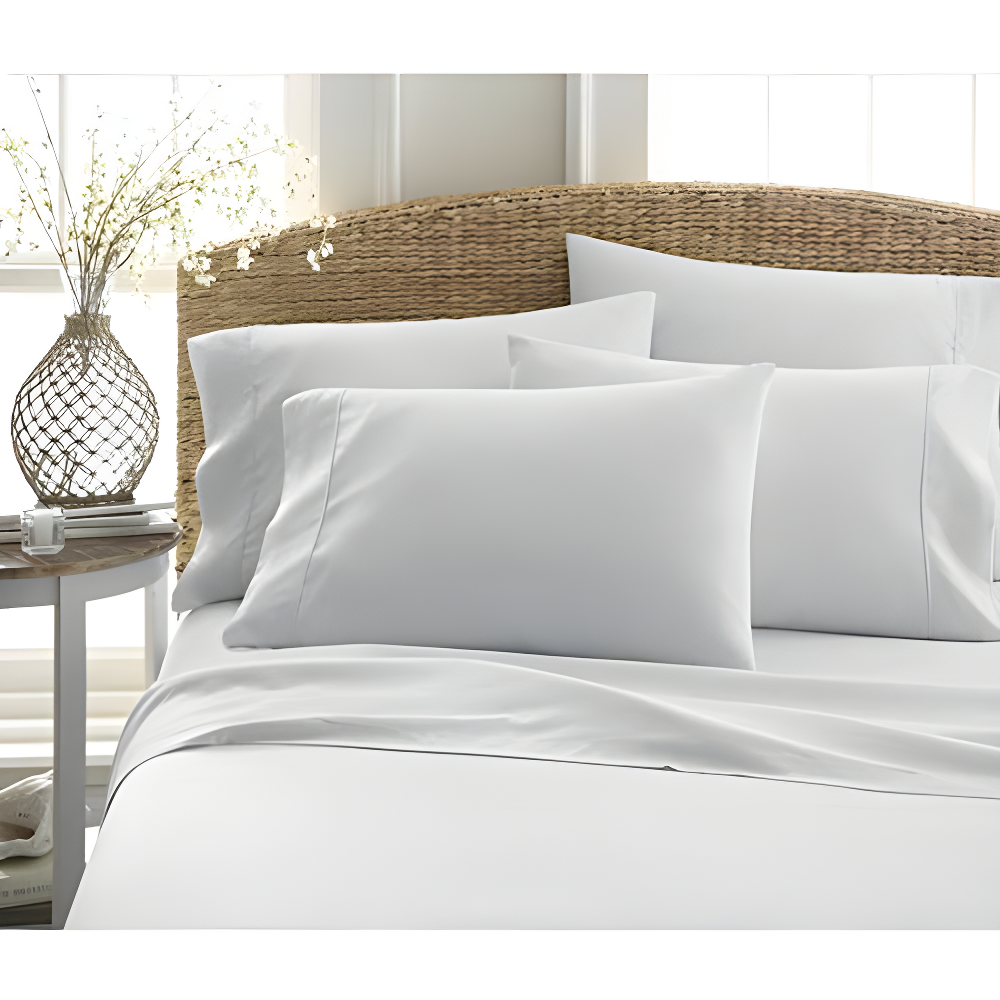 Simply Soft 6-Piece Wrinkle Free Microfiber Sheet Set with 16" Deep Pockets!