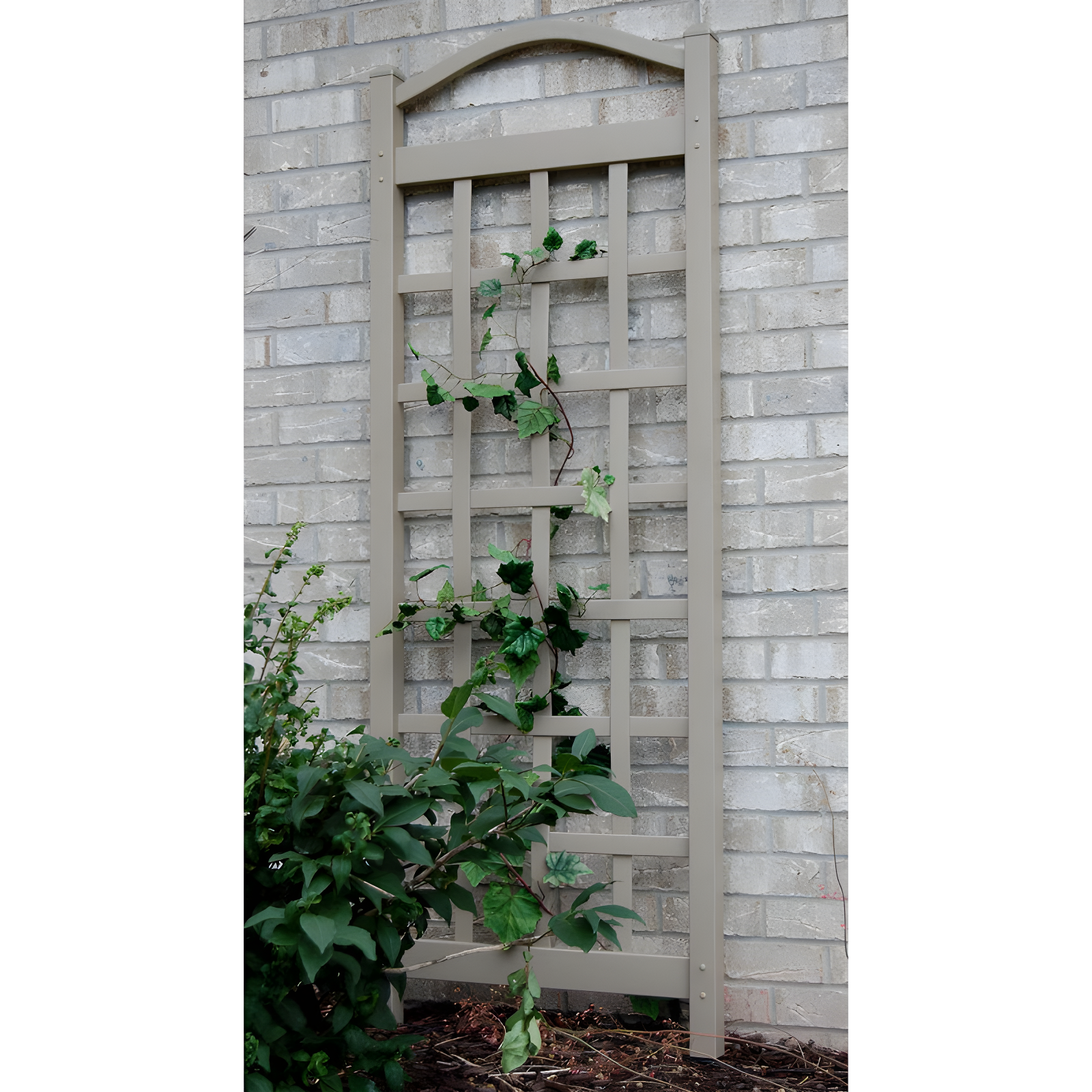 Dura-Trel Cambridge 28 x 75 Inch PVC Vinyl Outdoor Garden Patio Trellis
