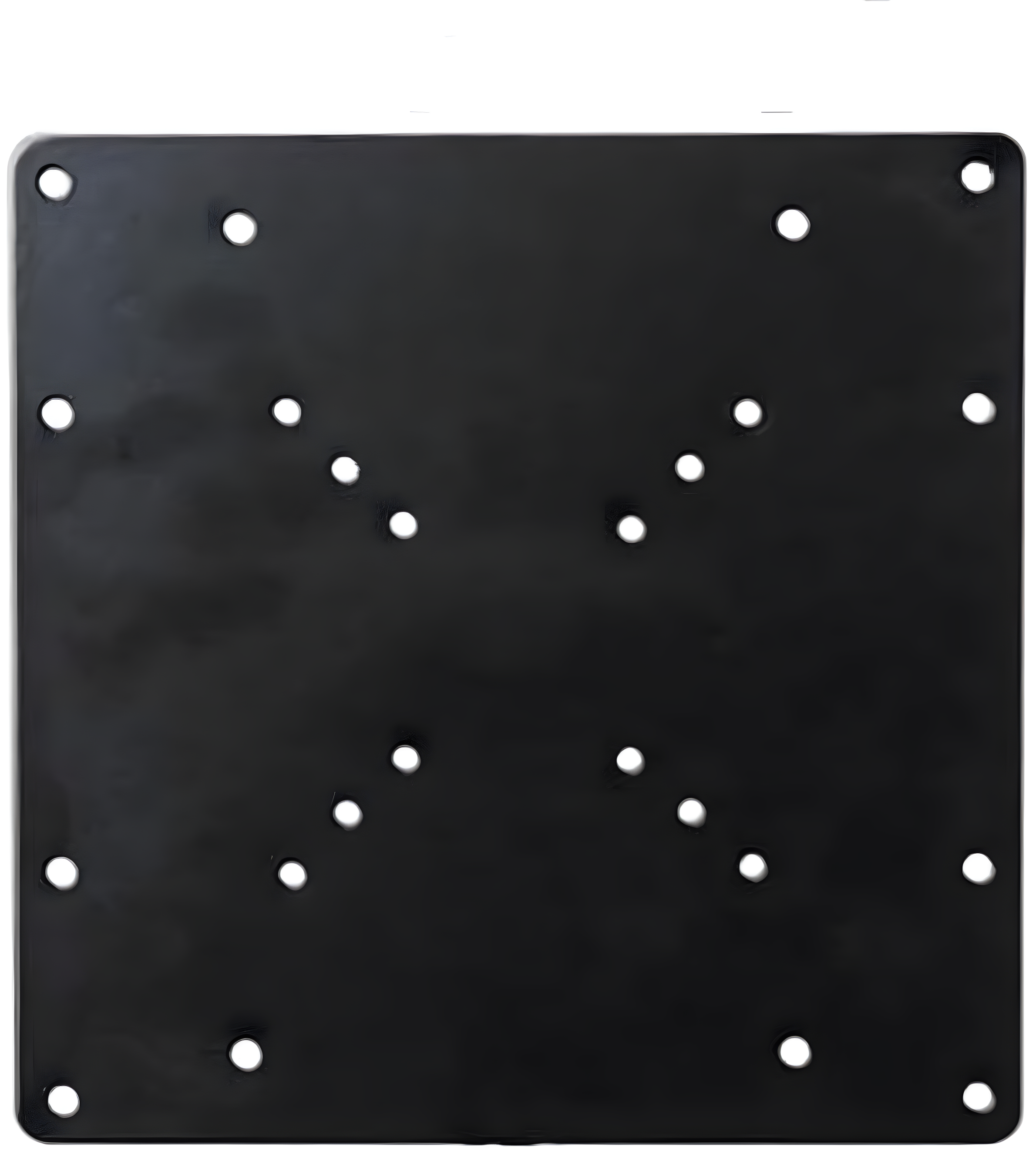 VESA Mount Adapter Plate for TV Mounts, Convert 75x75 and 100x100 to 200x200 mm VESA Patterns, includes Hardware Kit, VESA Conversion Plate for 200x200 VESA Mount, VESA Adapter