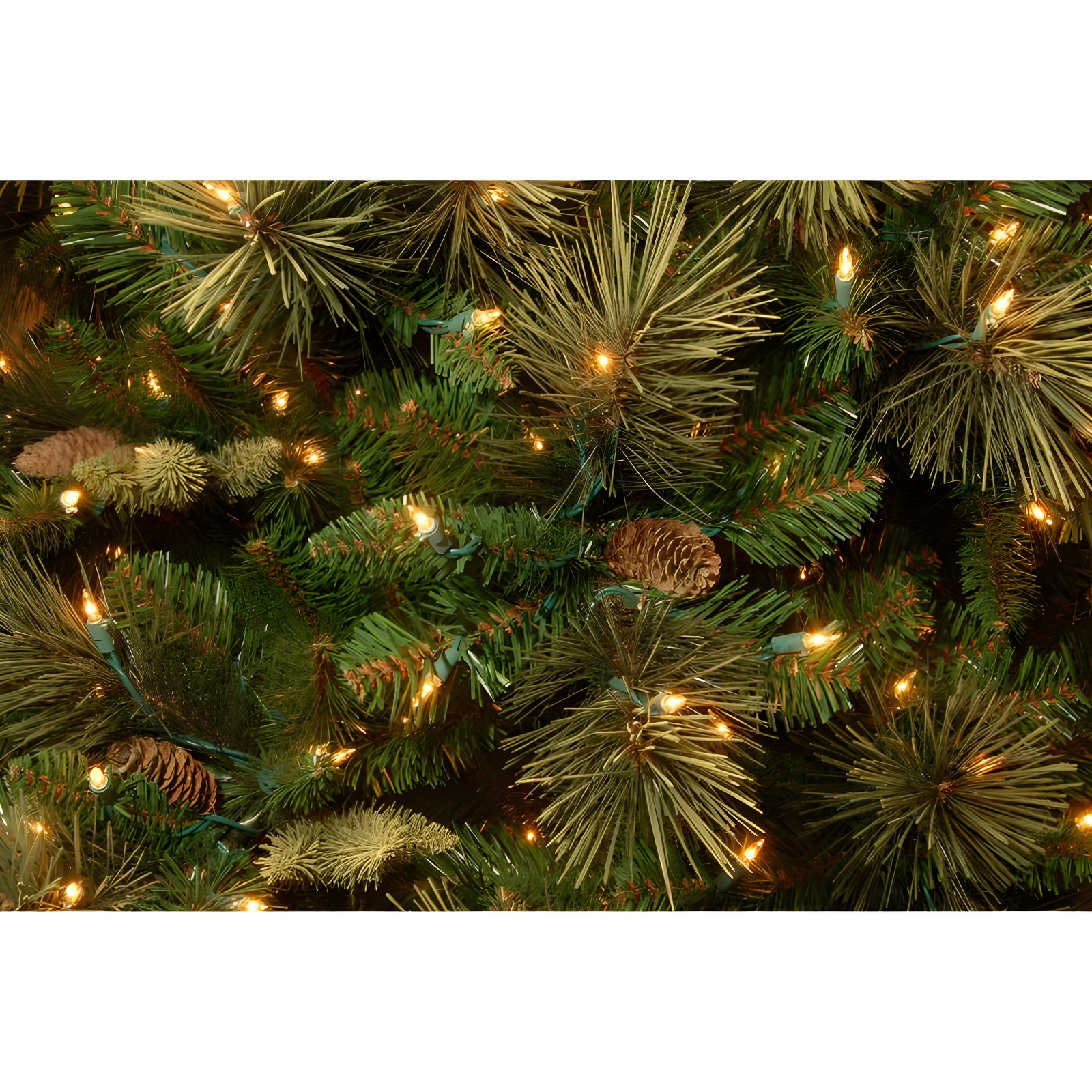 National Tree Company 9' Pre-lit Carolina Pine Artificial Christmas Tree with 900 Clear Lights