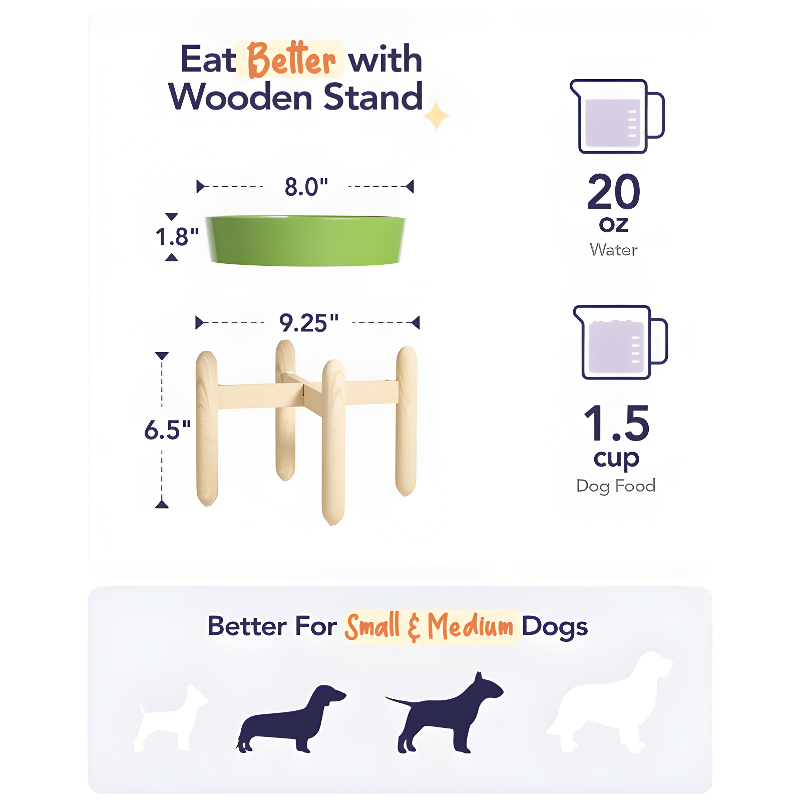 Ceramic Slow Feed Dog Bowls