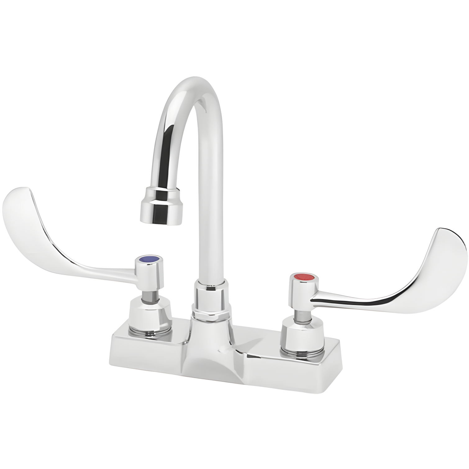 Centerset 2-handle Bathroom Faucet with Drain Assembly