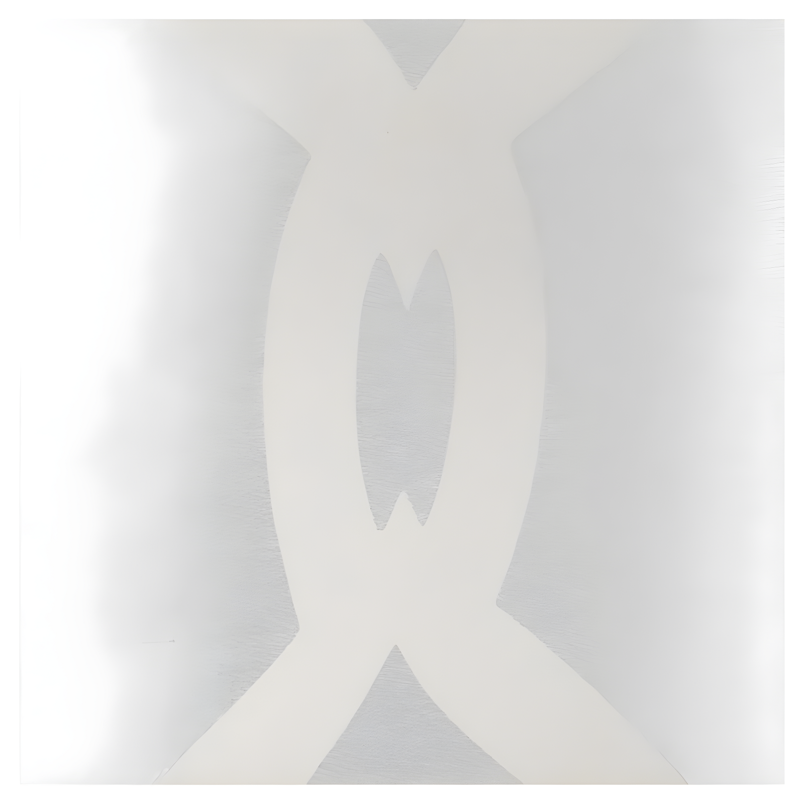 Set of 2 96"x54" Rio Sheer Window Curtain Panel White - Exclusive Home: Geometric Grommet Top, Indoor Use, OEKO-TEX Certified