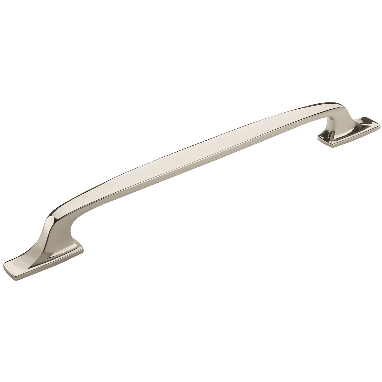 Amerock Highland Ridge 12 inch (305mm) Center-to-Center Polished Nickel Appliance Pull